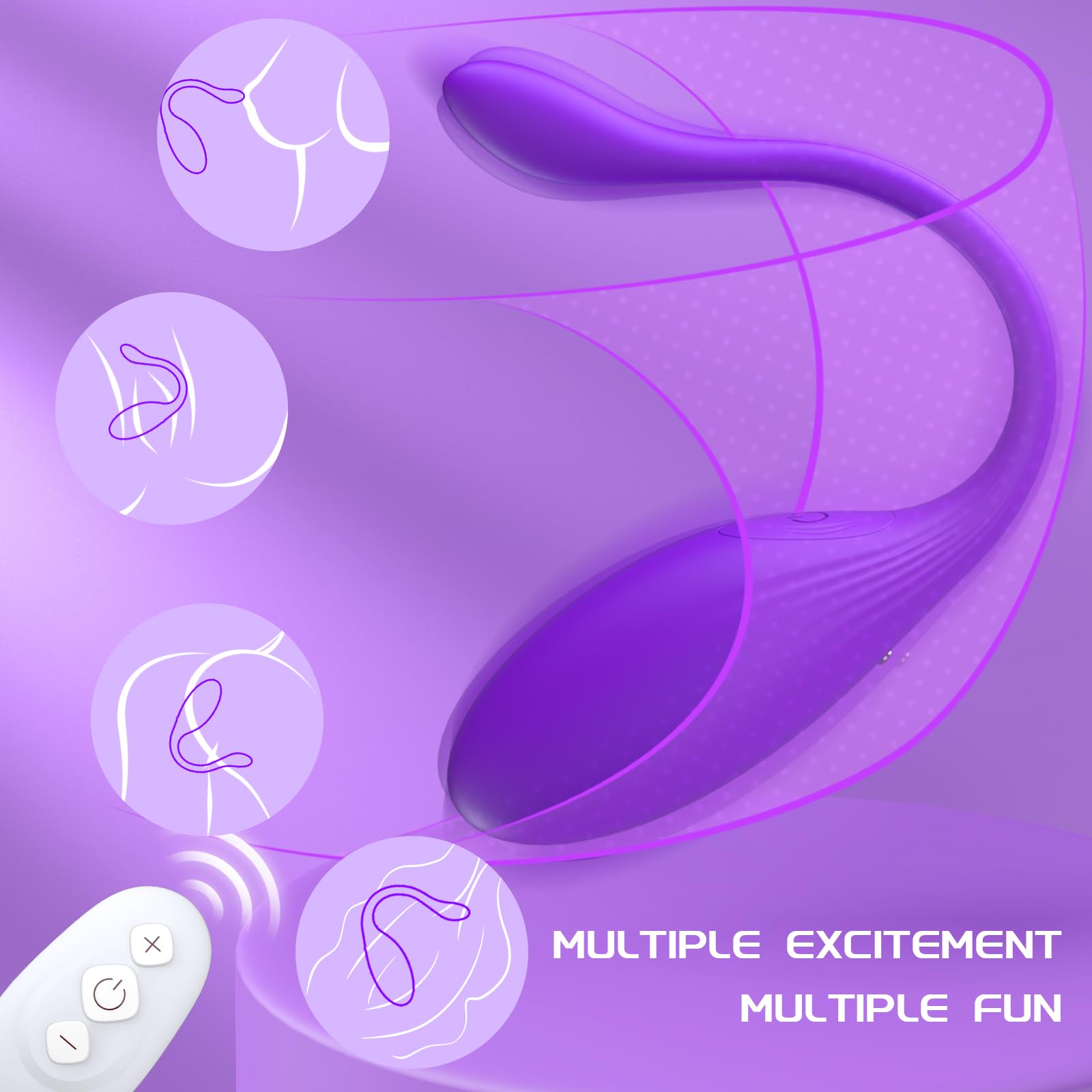 Premium APP Remote Control Vibrator - Wearable Panty Mini G-Spot Bullet Egg with 10 Vibration Modes | Rose Dildo for Clitoral, Vaginal & Anal Stimulation | Adult Sex Toy for Women & Couples | Perfect for Long-Distance Play, Solo Pleasure & Spicing Up Relationships