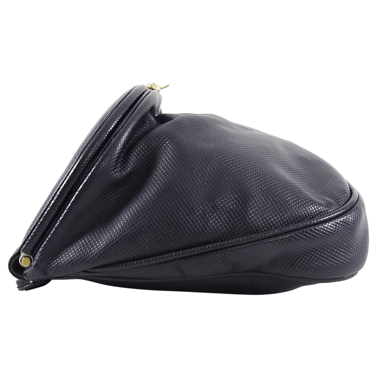Bottega Veneta Vintage 1980s Large Black Leather Crossbody Bag - Stylish Retro Shoulder Purse for Women, Perfect for Daily Use, Travel & Special Occasions
