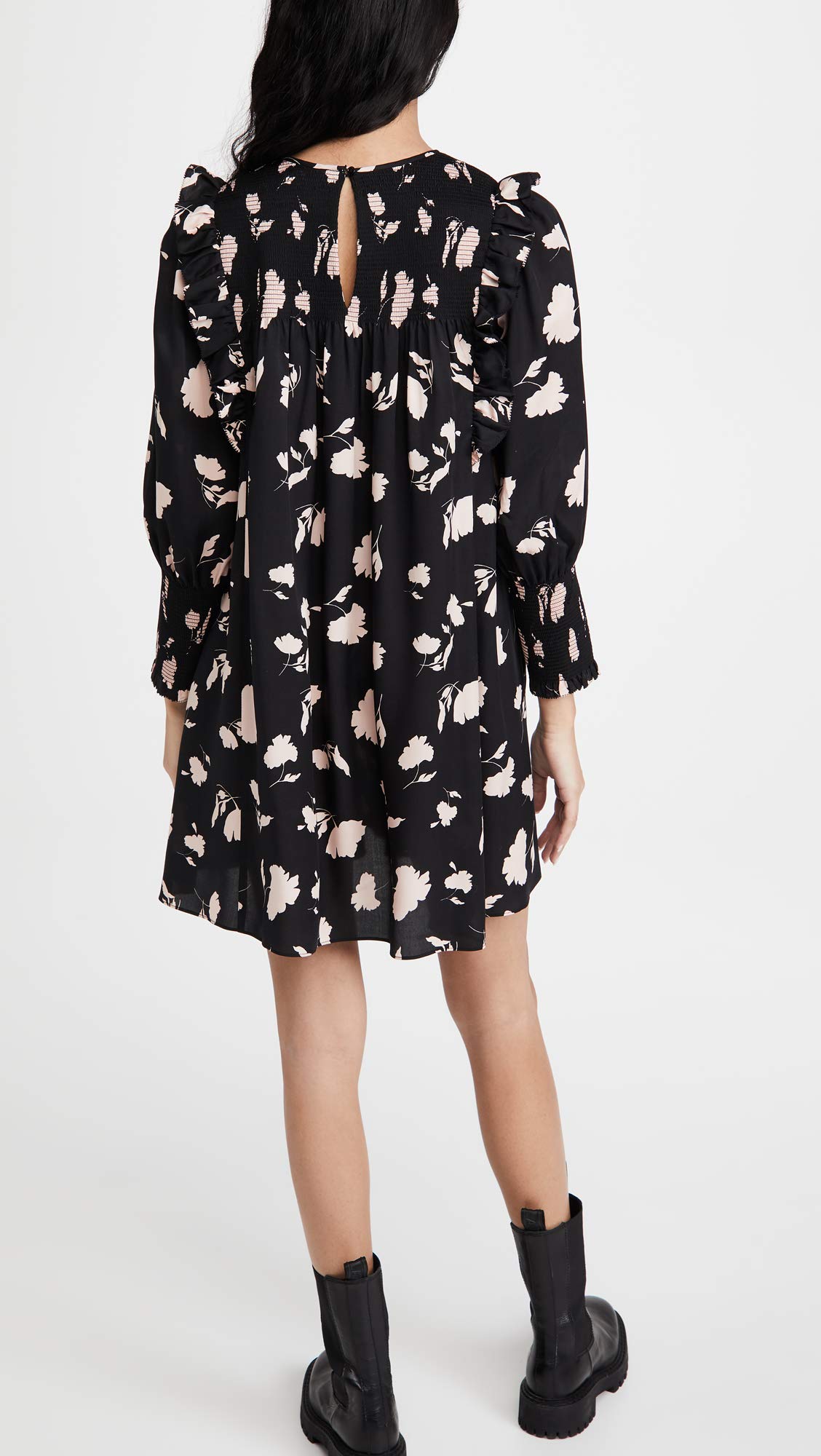 Joie Women's Jamila Dress - Flowy Boho Maxi Dress with Floral Print, V-Neck & Long Sleeves | Perfect for Summer, Beach Vacations & Casual Outings