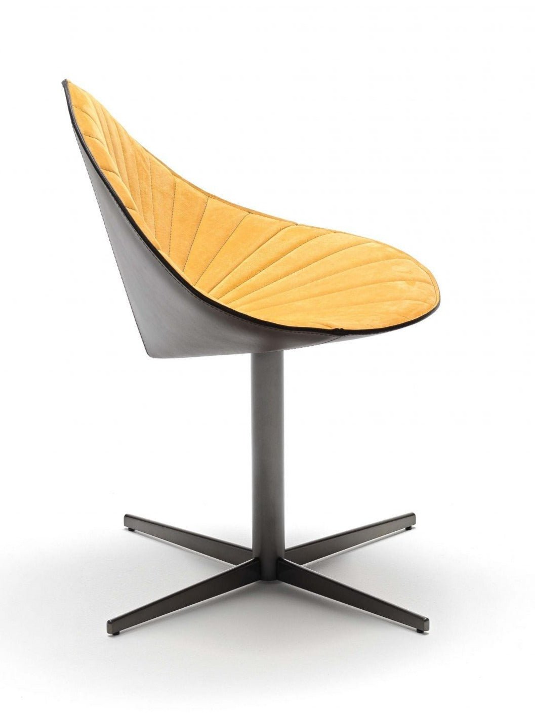 Fiorile Plisse BC Dining Chair by Fasem - Modern Upholstered Dining Room Chair for Kitchen, Restaurant & Home Decor