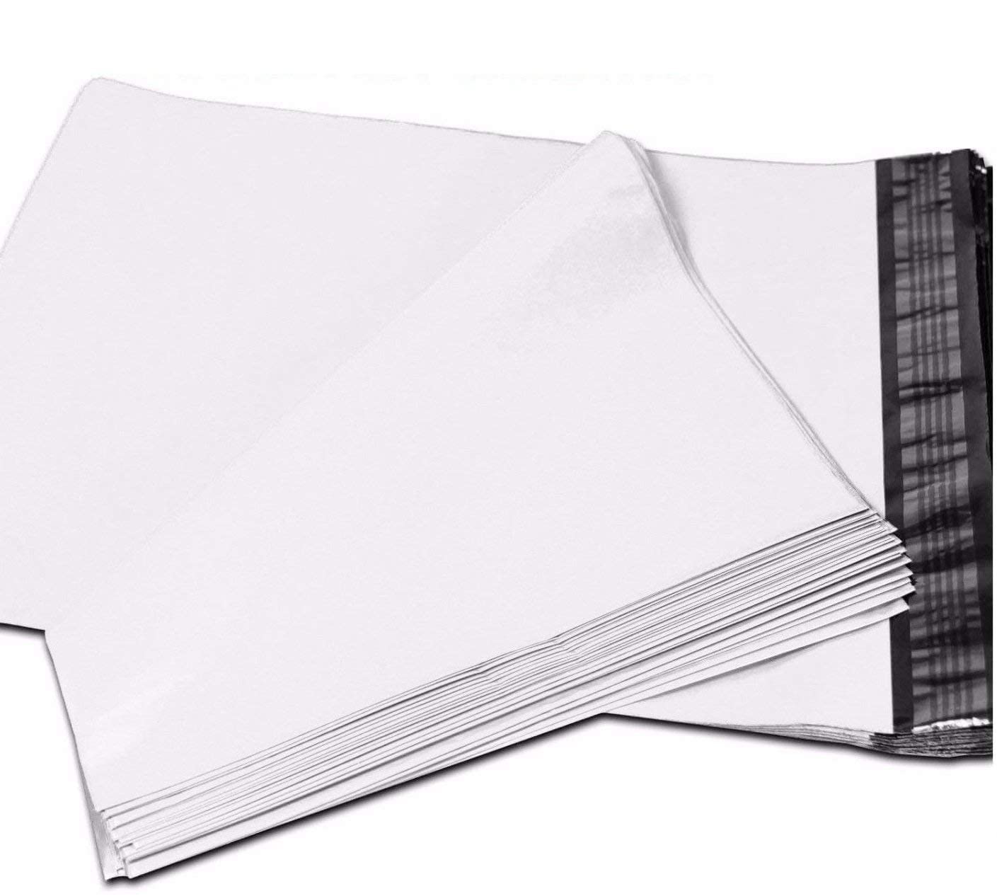 19x24 Inch White Poly Mailers - Self-Sealing Plastic Shipping Envelopes (2.5 Mil Thickness) - 1000 Pack | ProLine Packaging Supplies for Ecommerce, Amazon FBA & USPS Shipping