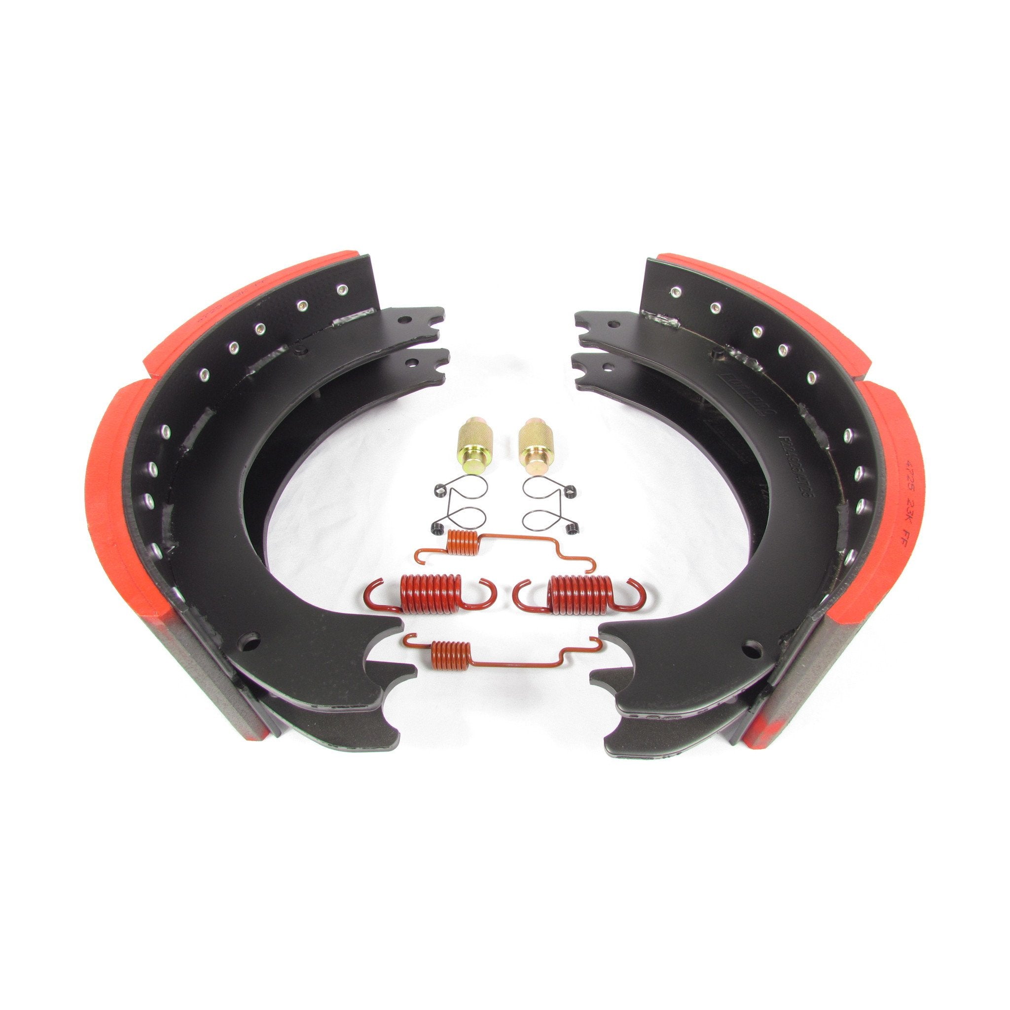 Fortpro 4725E Front Brake Shoe Box Kit - Heavy Duty 23K GAWR, 16.5