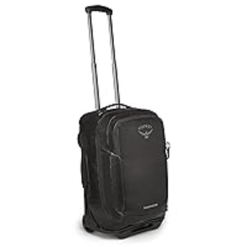 Osprey Unisex Rolling Transporter Carry-On Duffel Bag - Lightweight Travel Luggage for Airplane, Train & Road Trips - Perfect for Business & Vacation Travel