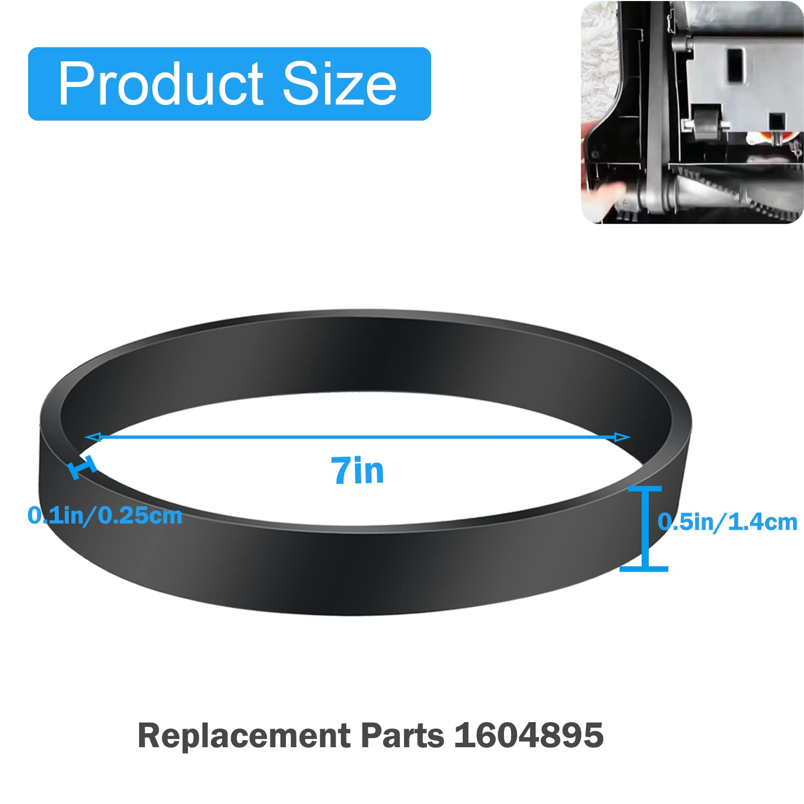 Bissell Vacuum Belts Replacement for PowerForce Compact - Home Cleaning