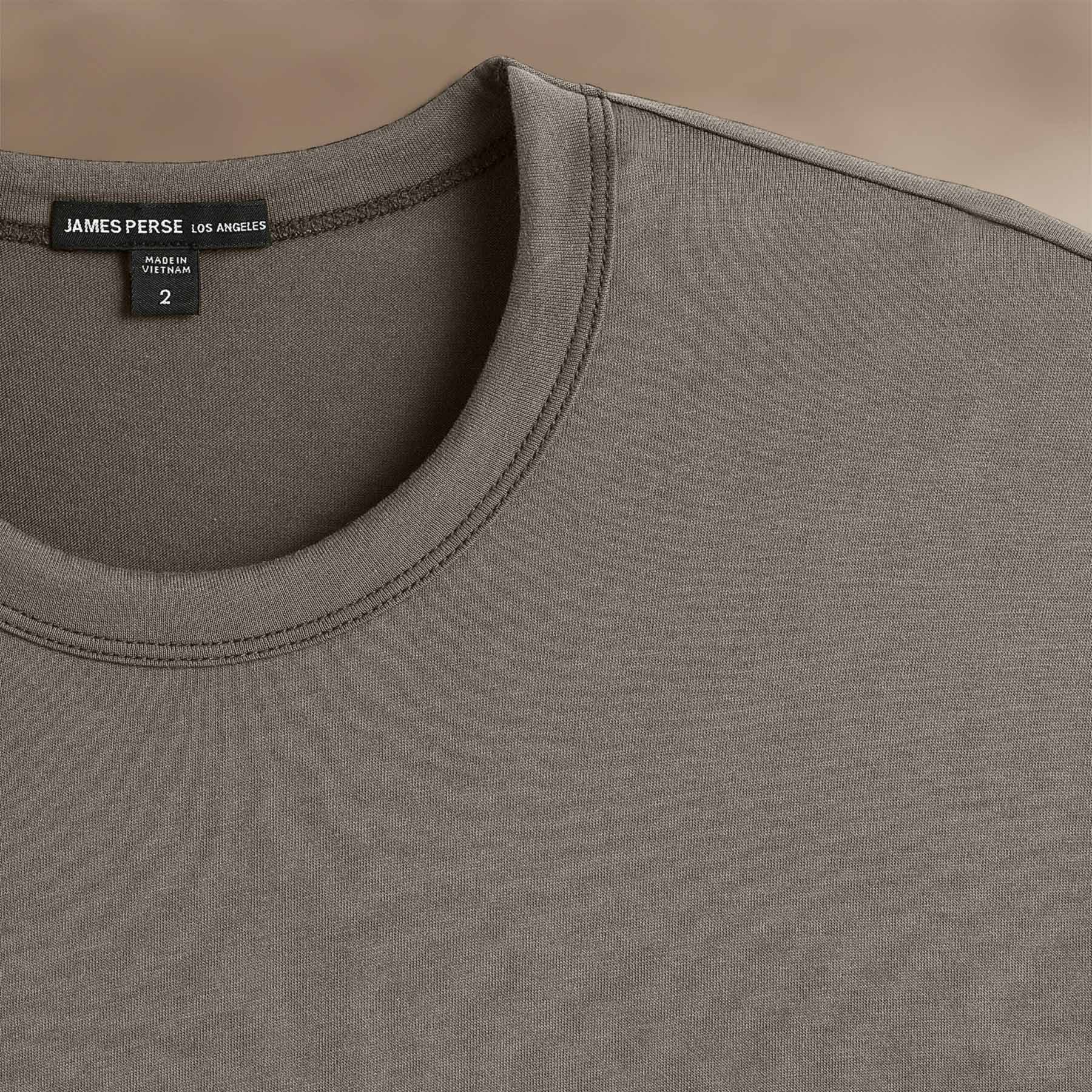Brushed Lotus Crew Sweatshirt - Soft Granite Grey Pullover for Women | Cozy Casual Wear for Fall & Winter, Lounge & Street Style Outfits