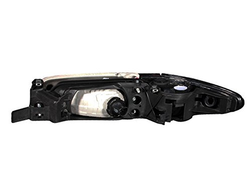 HEADLIGHTSDEPOT Black Housing Halogen Headlights - Compatible with 1997-2003 Pontiac Grand Prix (Pair - Left & Right) - Durable Replacement Headlamps for Night Driving & Improved Visibility