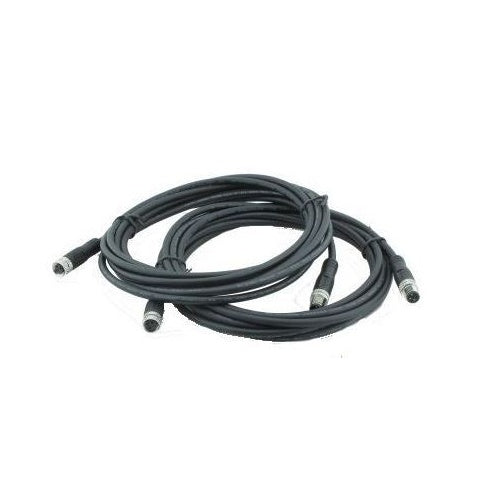 Victron Energy M8 Circular Connector Male/Female 3-Pole Cable 3m (2-Pack) - Perfect for Solar Power Systems, Marine Applications & Industrial Equipment Wiring