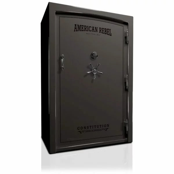 American Rebel CS60 Constitution 60 Gun Safe - Fireproof & Secure Gun Cabinet for Home & Office - Heavy Duty Rifle Storage with Digital Lock & Steel Construction - Perfect for Firearms, Ammo & Valuables Protection
