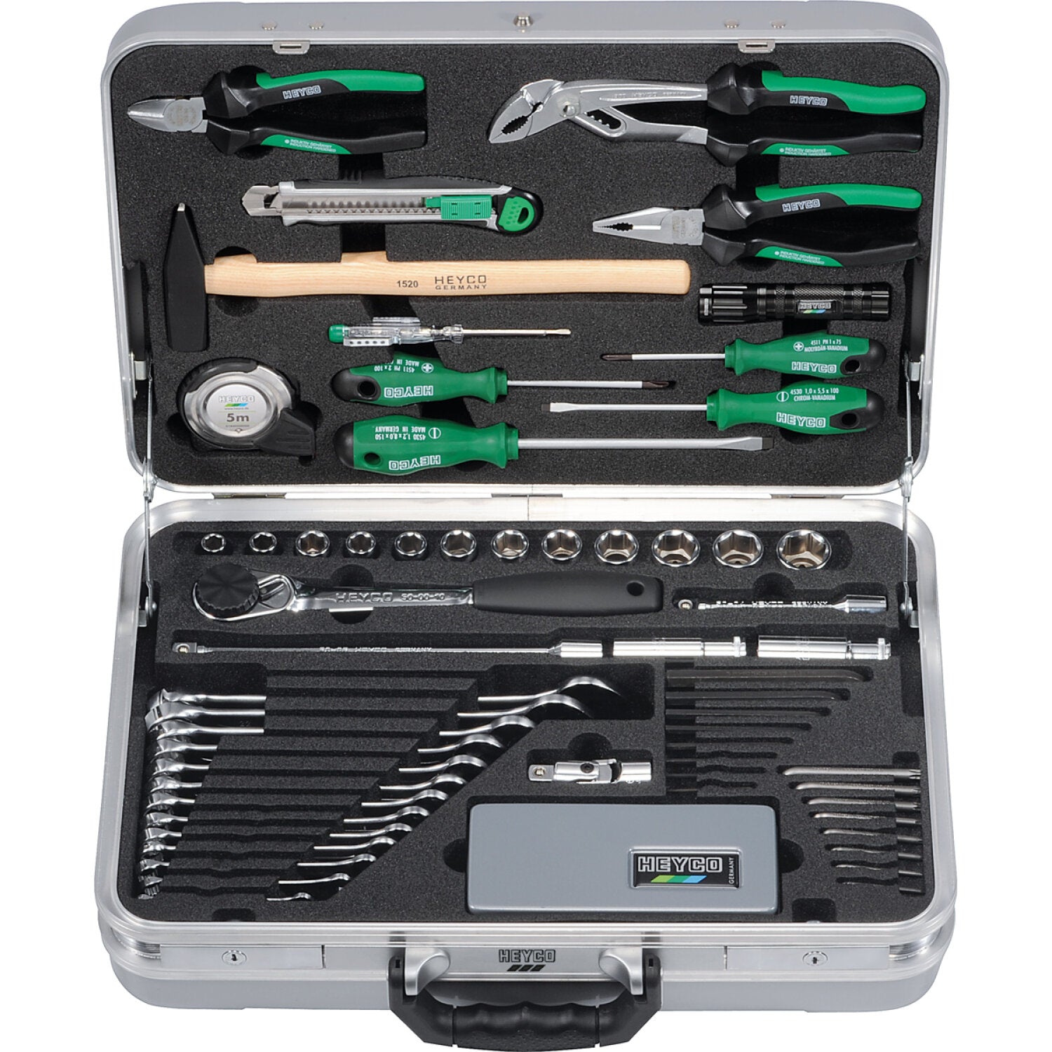 Heyco 00067800082 Professional 75th Anniversary 77-Piece 12-Point Tool Set - Perfect for Automotive Repair, Home Maintenance & DIY Projects