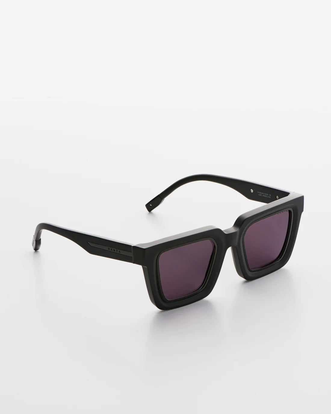 VANTA Gamma Sunglasses - Matte Black & Black Metal Frame - UV Protection, Polarized, Lightweight - Perfect for Running, Cycling, and Outdoor Activities