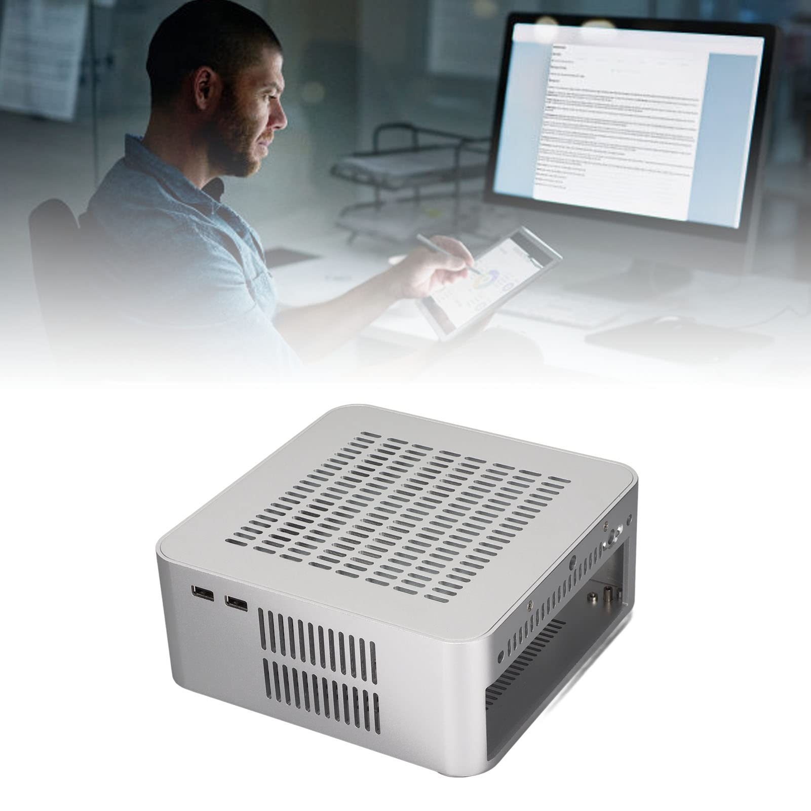 Sorandy Mini ITX Gaming PC Case - Premium Small Form Factor Computer Chassis with Multiple Expansion Slots | Perfect for Compact Gaming Rigs, HTPC Builds & Space-Saving Workstations