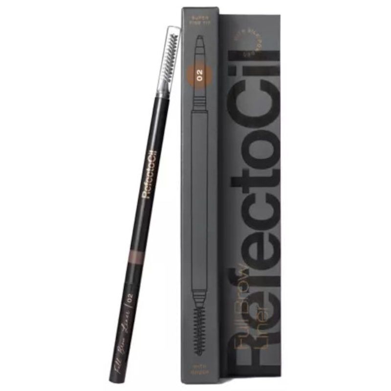 RefectoCil Full Brow Liner #2 Medium Brown - Waterproof Eyebrow Pencil for Natural Looking Brows - Perfect for Daily Makeup & Professional Use