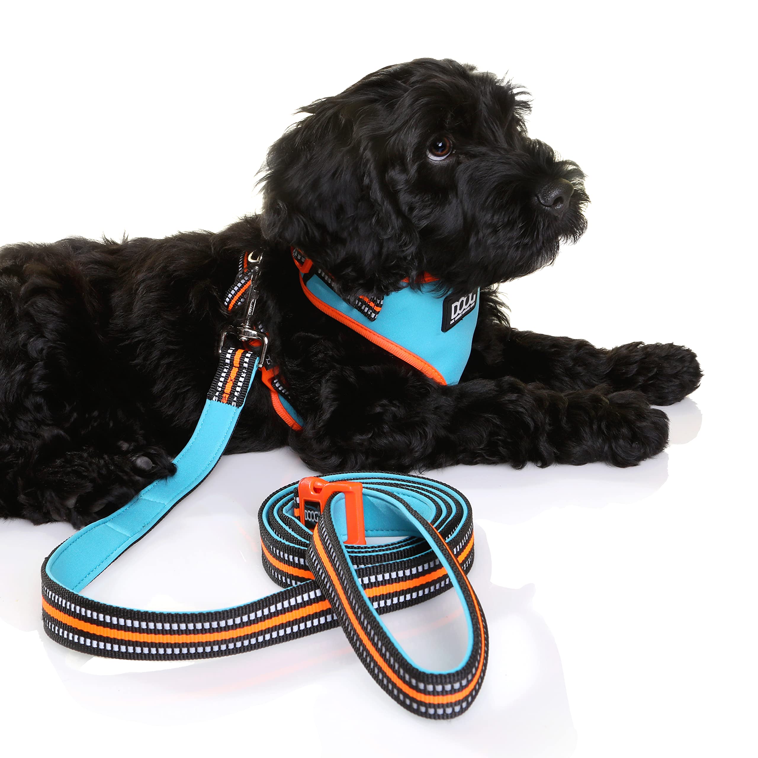 DOOG Neoflex Dog Soft Harness - Extra Small Reflective Pet Vest for Small Dogs - Comfortable & Adjustable for Walking, Hiking & Outdoor Adventures (Neon Green)