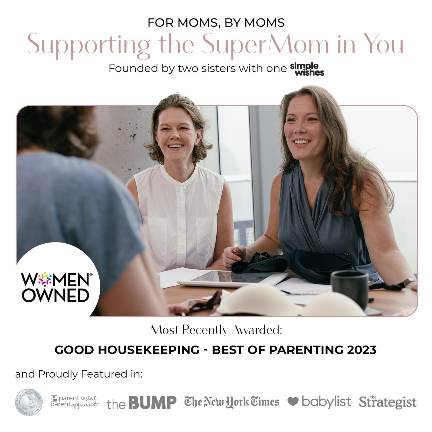 Supermom Hands Free Pumping & Nursing Bra - Comfortable Maternity Bra for Breastfeeding Women - Perfect for Work, Travel & Daily Use