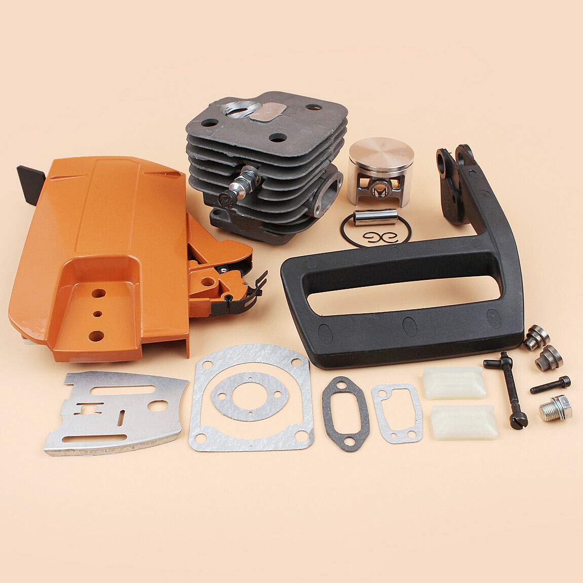 Husqvarna 268 272 XP Chainsaw Replacement Cylinder Chain Brake Side Clutch Cover - 52mm Compatible Parts for Professional Wood Cutting & Forestry Work