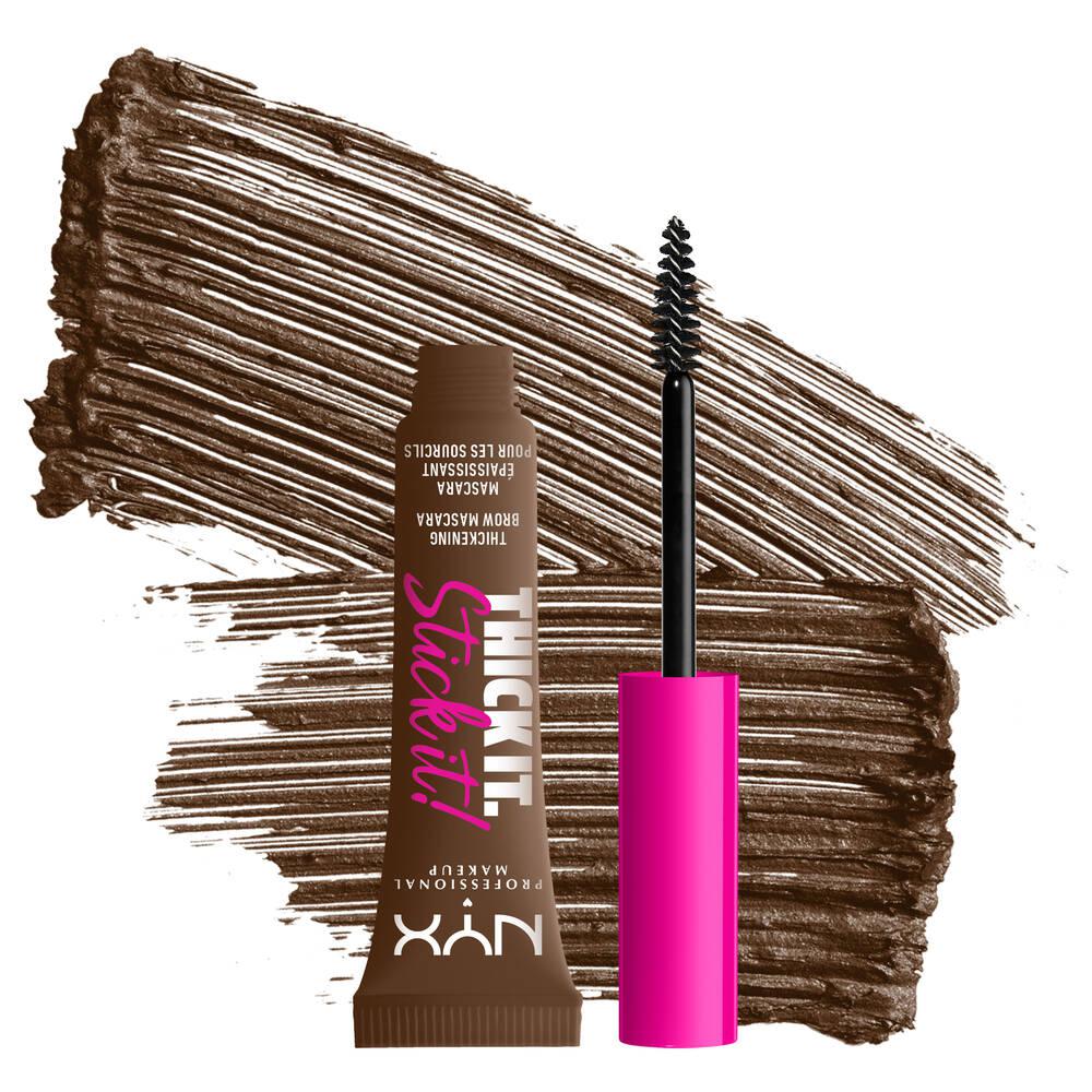 NYX Thick It Stick It Brow Gel - Strong Hold Eyebrow Gel for Full, Flawless Brows - Perfect for Everyday Makeup & Bold Brow Looks