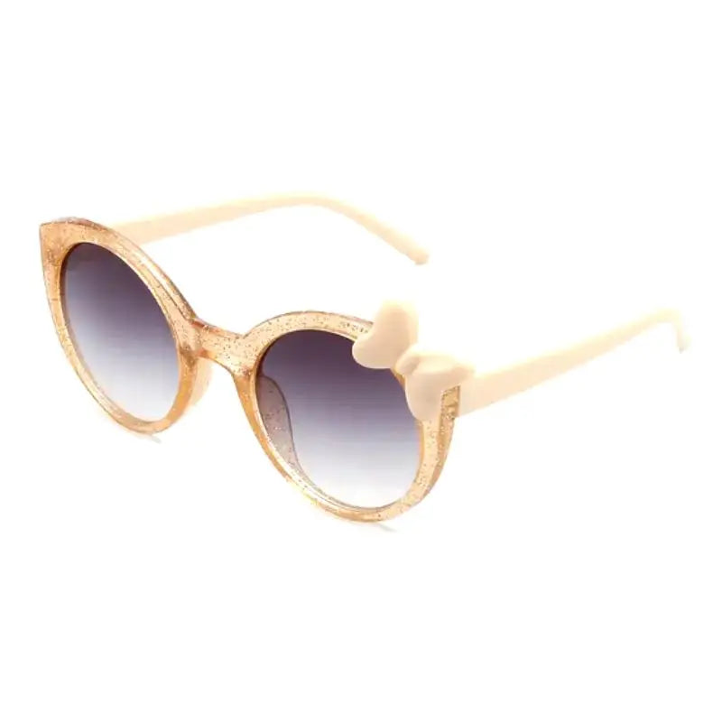 UV Protection Kids Sunglasses with Minnie Mouse Bow - Stylish & Safe for Outdoor Play, Beach, and Sunny Days