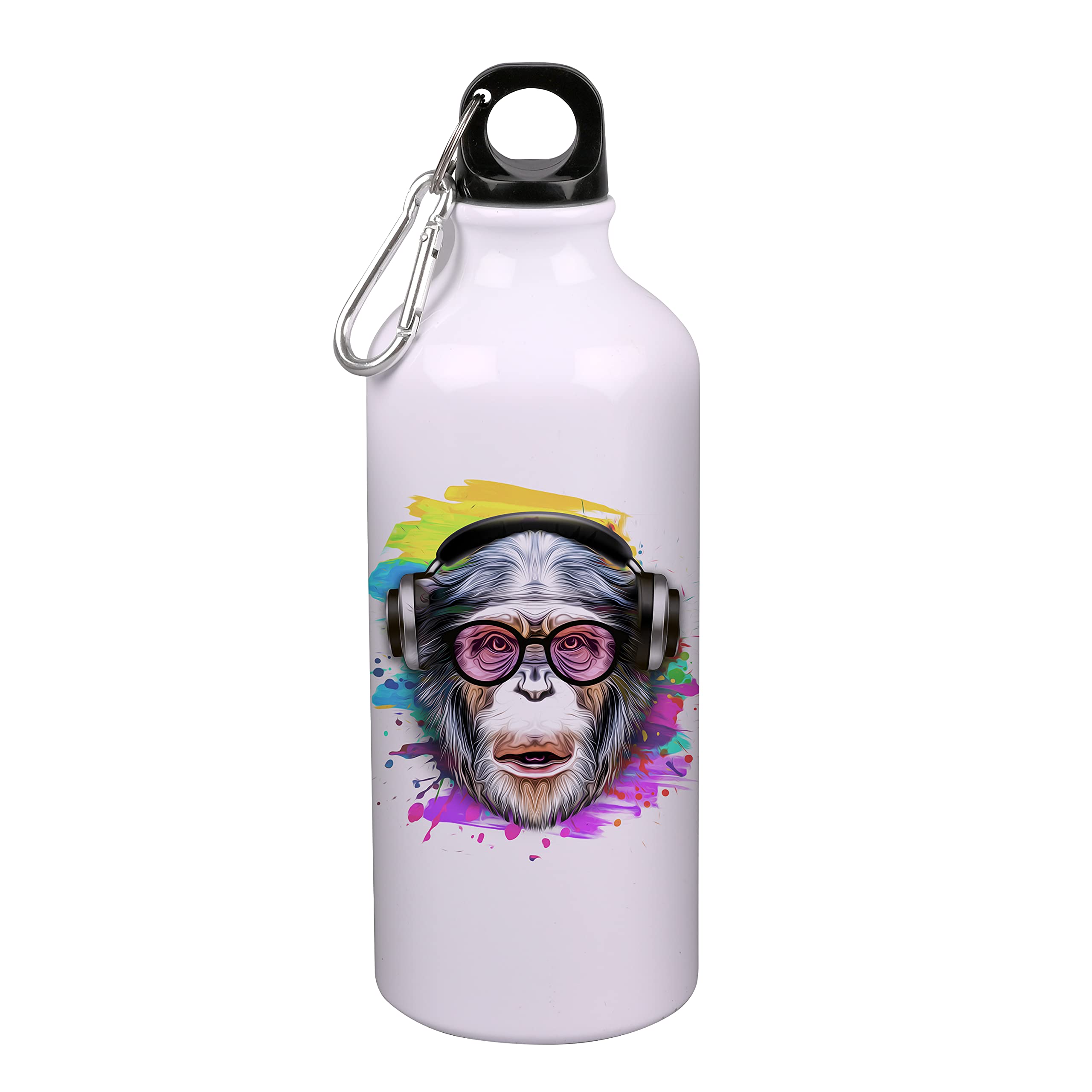 **Insulated Animal Print Sports Water Bottle 600ml - Leakproof, BPA-Free for Gym, Running, Hiking, Yoga, Cycling, School, Beach & Outdoor Activities**