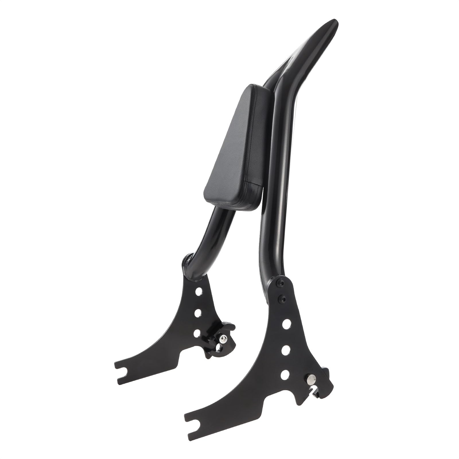 Detachable Sissy Bar Backrest for Harley Sportster XL883 XL1200 (2004-2022) - Compatible with Sportster 883, 1200, Seventy Two, Forty Eight, Iron 883 & Iron 1200 - Black - Perfect for Long Rides & Passenger Comfort