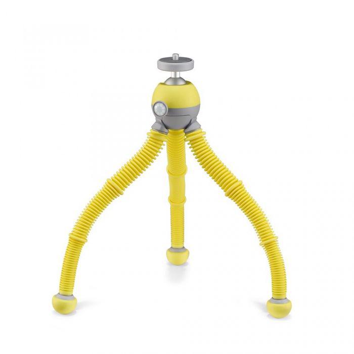 Joby GorillaPod Flexible Tripod Stand - Medium Size Kit with Secure Grip for DSLR, Mirrorless Cameras, Smartphones - Perfect for Travel, Vlogging & Outdoor Photography (Yellow)
