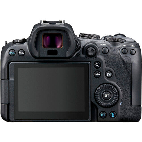 Canon EOS R6 Full Frame Mirrorless Camera Body with BG-R10 Battery Grip, Monopod, Microphone & SanDisk 64GB Memory Card - Professional Photography & Videography Kit for Travel, Events & Content Creation