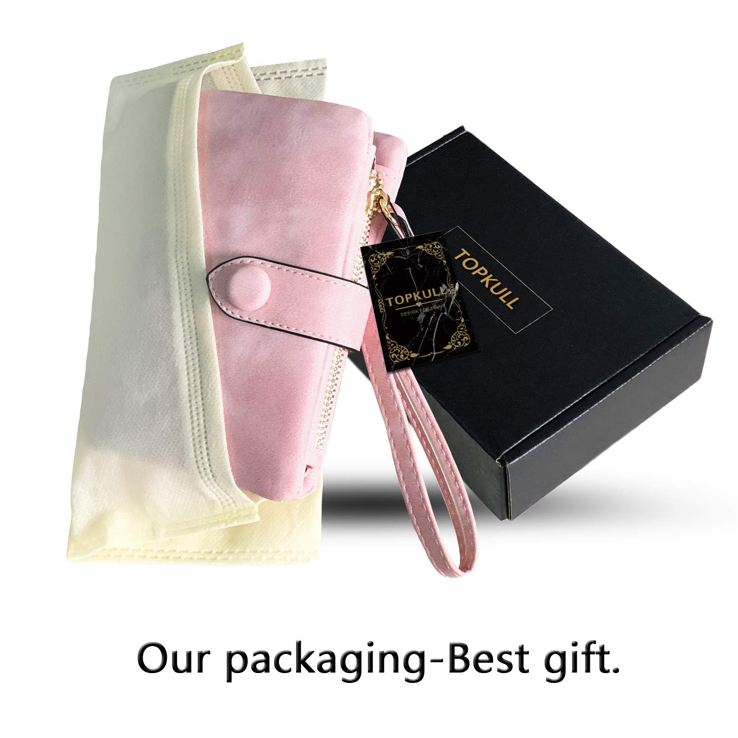 Stylish Women's Wallets - RFID Blocking Bifold & Trifold Leather Wallets with Wrist Strap | Small Ladies Billfold, Mini Clutch & Zipper Coin Purse | Perfect for Everyday Use, Travel & Gift Giving