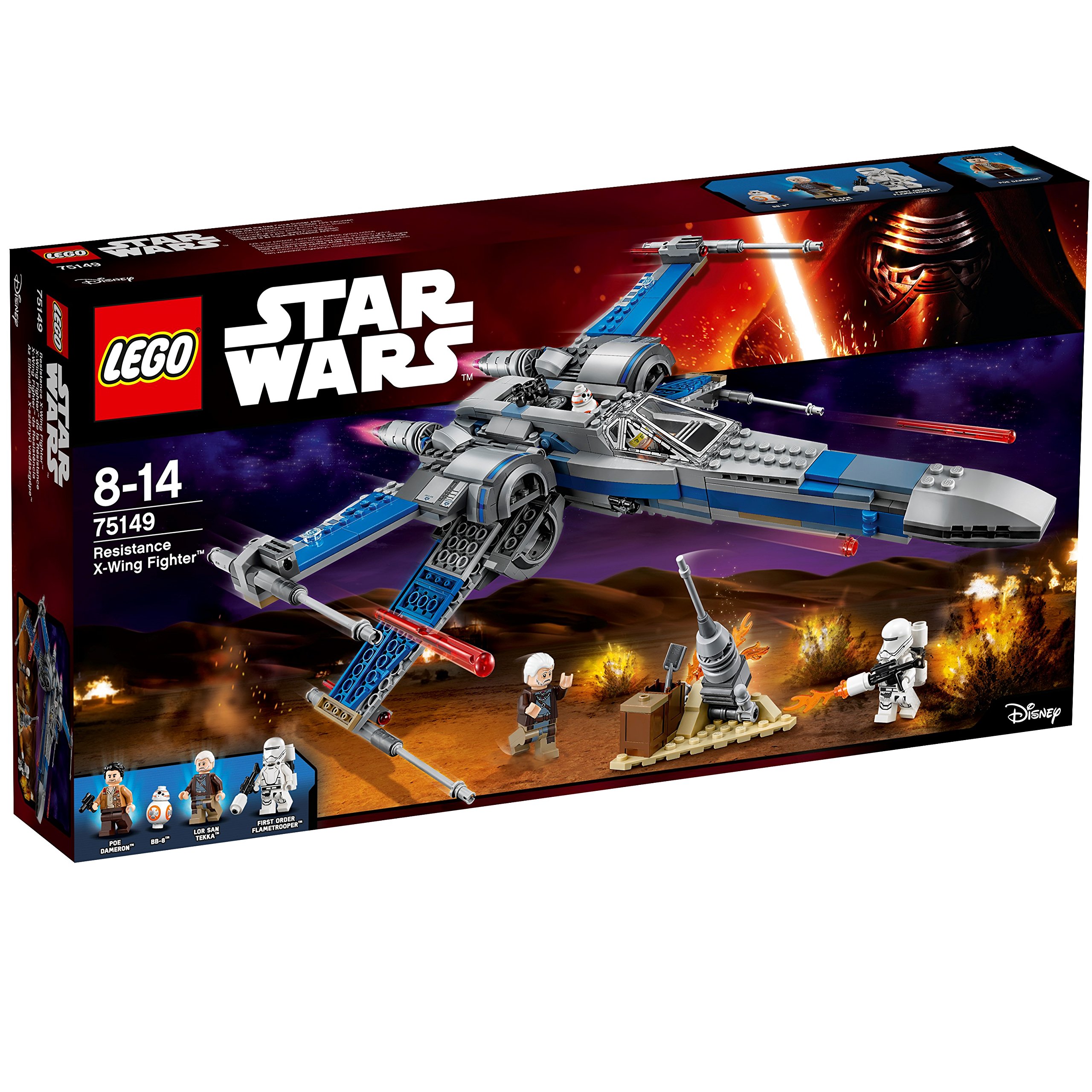 LEGO Star Wars Resistance X-Wing Fighter Building Set (75149) – Ultimate Collector’s Model for Display & Play – Perfect for Star Wars Fans & Collectors