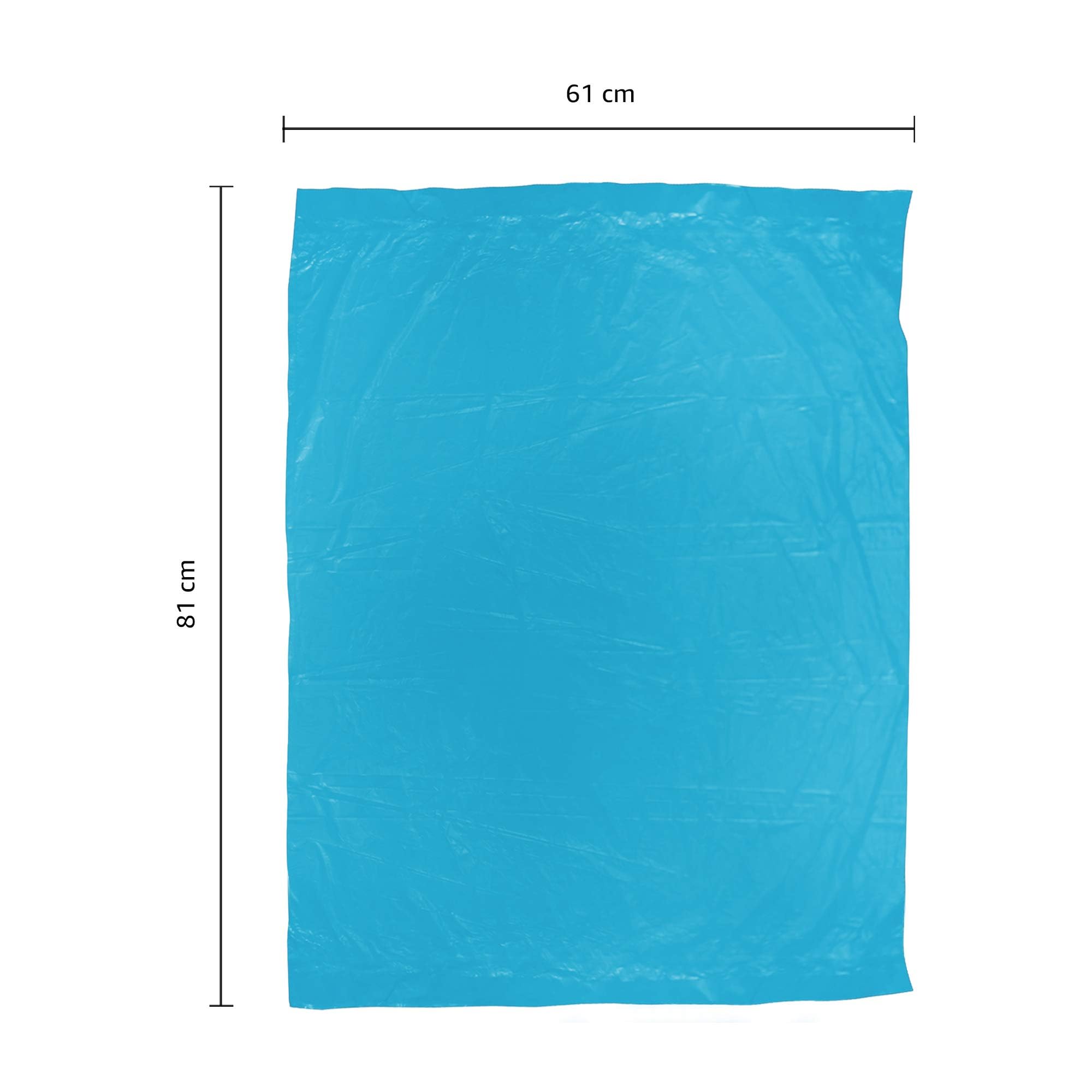 Presto! Large Trash Bags 90 Count (15 Bags x 6 Rolls) | 24x32 Inch Heavy Duty Garbage Bags for Kitchen, Office & Home Use | Blue Dry Waste Disposal Bags | Durable & Leak-Proof