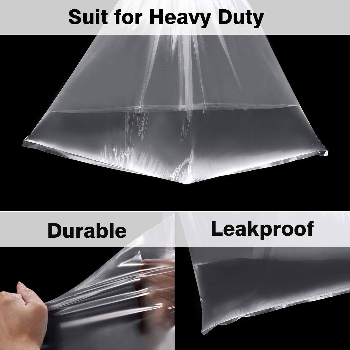 5 Gallon Food Storage Bags - 30 Pack BPA Free Bucket Liners for Marinating, Brining & Kitchen Organization | Heavy Duty Plastic Bags for Bulk Food Storage, Meal Prep & Emergency Supplies