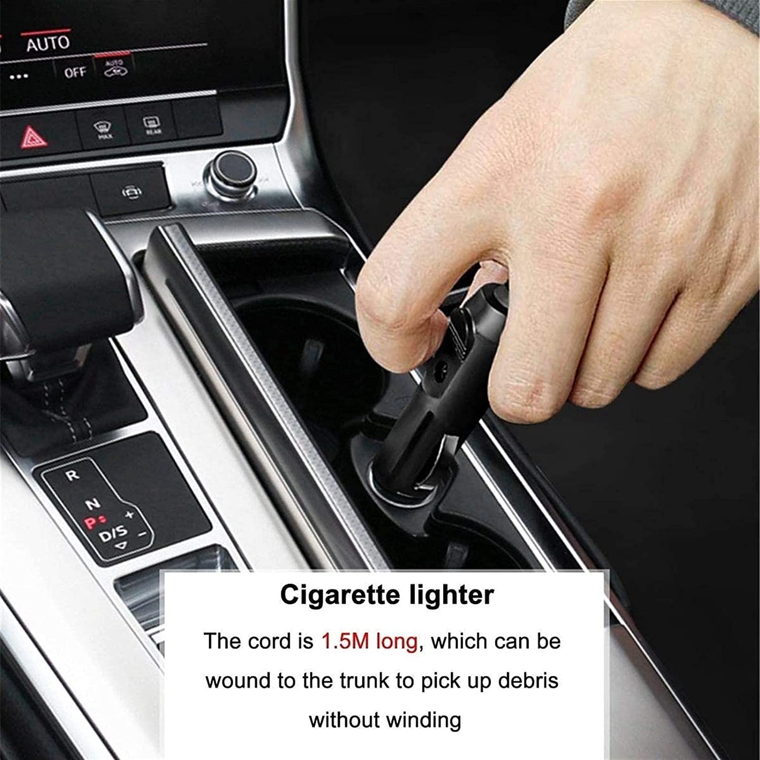 Powerful Cordless Handheld Vacuum Cleaner for Car & Home - Rechargeable Battery, Lightweight Portable Design - Perfect for Car Seats, Office Desks & Pet Hair Cleaning (White)