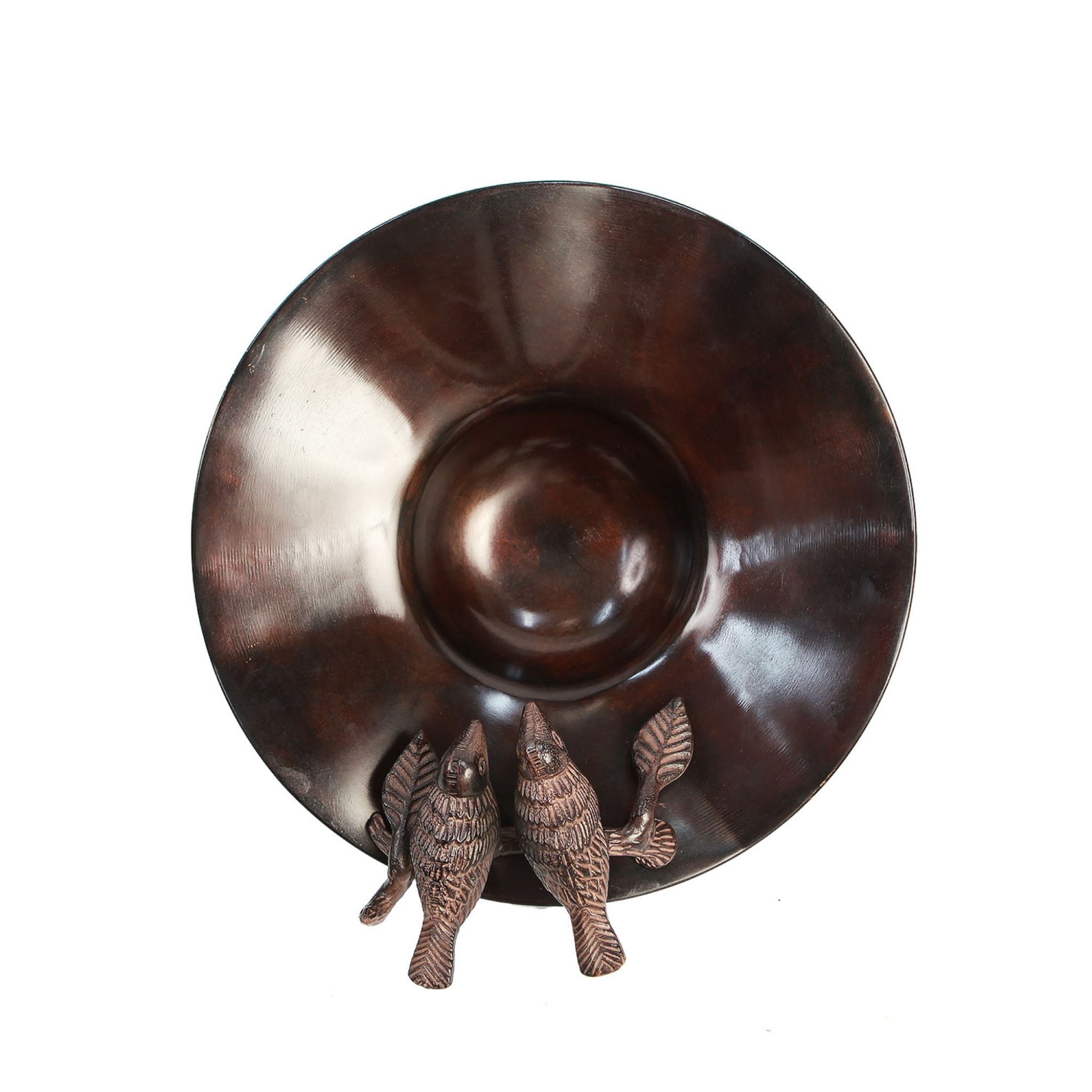 Antique Style Bird Bath with Over Railing Bracket - Outdoor Garden Decor for Patio, Yard & Backyard Bird Watching