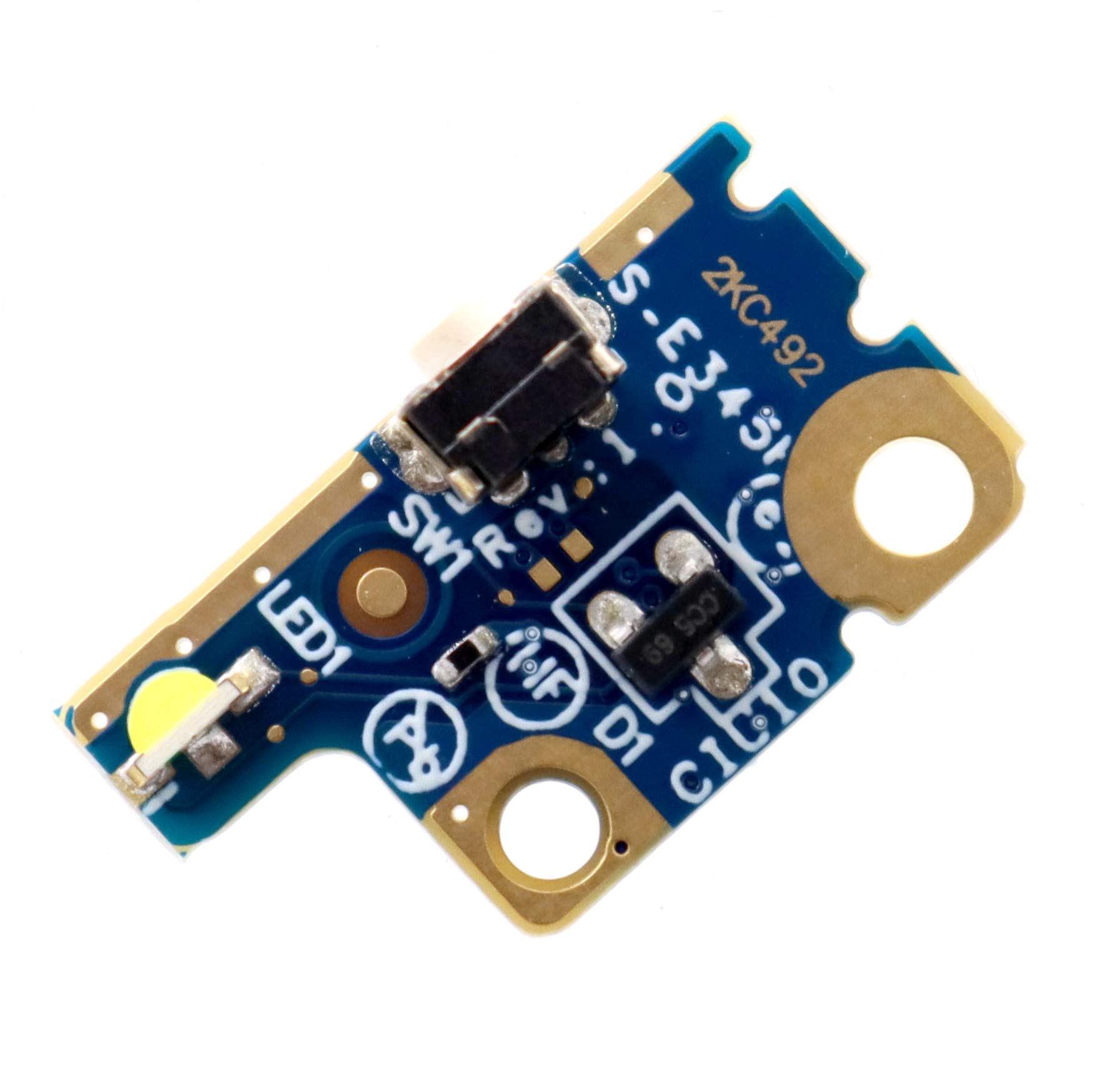 Original Power Button Board Replacement for HP Stream X360 11-AA/11-AB/11-AA001LA/11-AB011DX/LS-E345P Laptop - Fix Broken Power Switch for Easy Laptop Repair & Maintenance