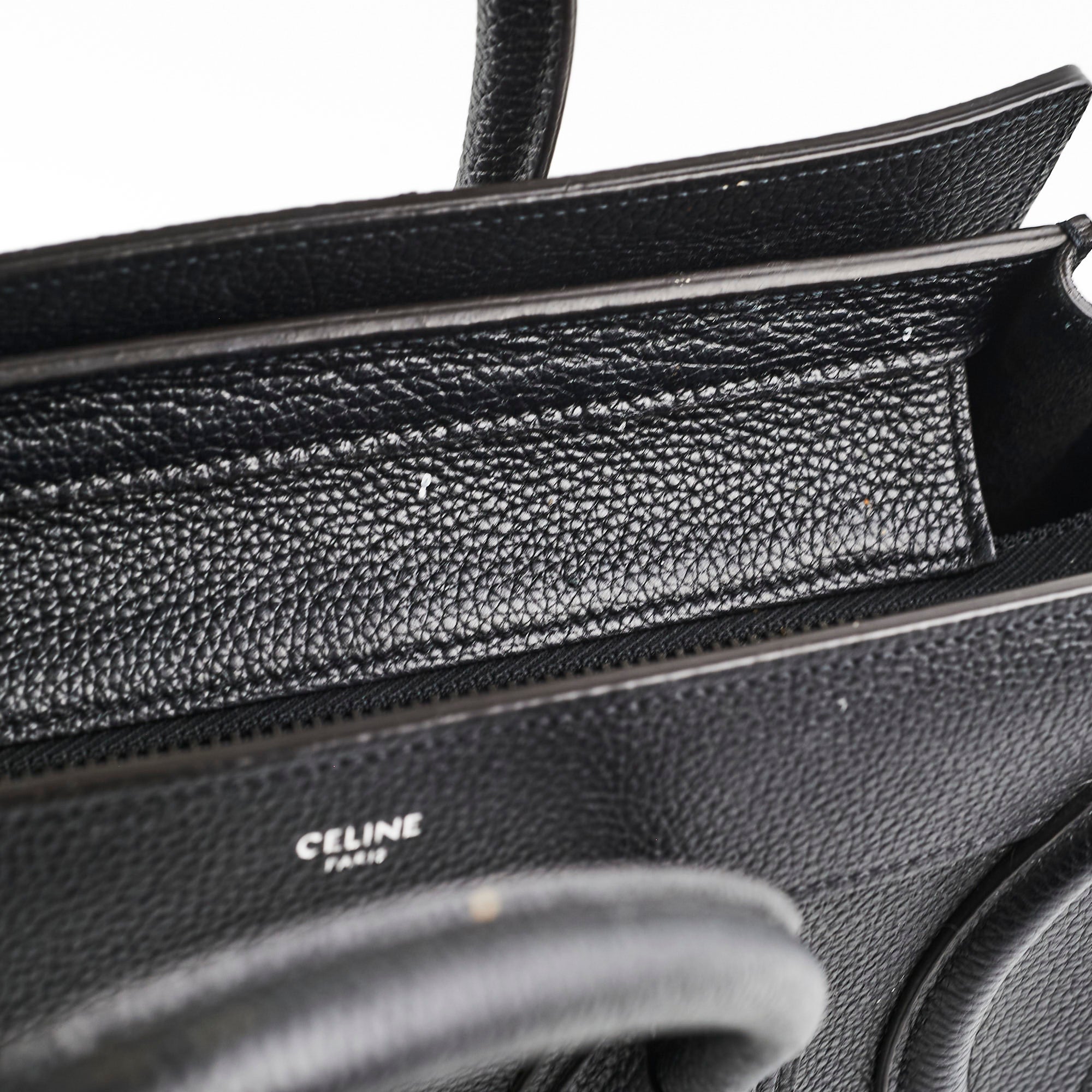 Celine Micro Luggage Bag in Black | Premium Leather Crossbody Handbag for Women | Perfect for Work, Travel & Everyday Use