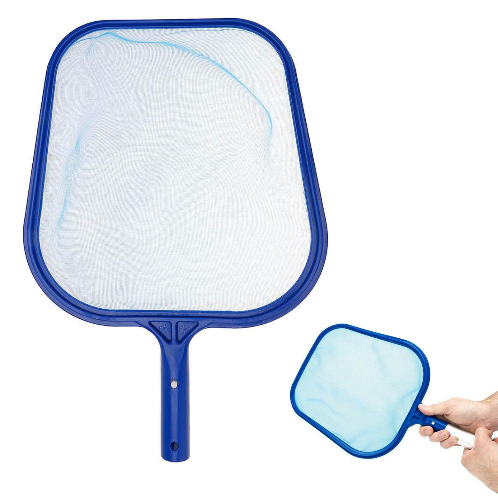 2Pcs Premium Pool Skimmer Net - Heavy Duty Fine Mesh Leaf Skimmer for Swimming Pools & Ponds | Durable Swinging Design for Easy Cleaning | Perfect for Backyard, Inground & Above Ground Pools (Great for Fall Leaf Removal & Summer Pool Maintenance)