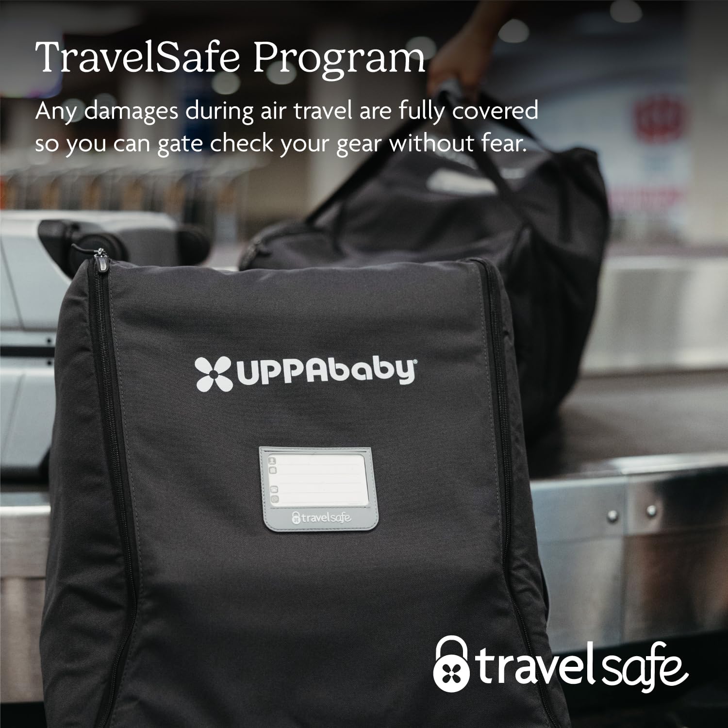 UPPAbaby Travel Bag for Aria and Mesa Infant Car Seats - Lightweight Easy-Carry Handle & Durable Waterproof Design | Perfect for Airplane Travel, Car Seat Protection & Storage