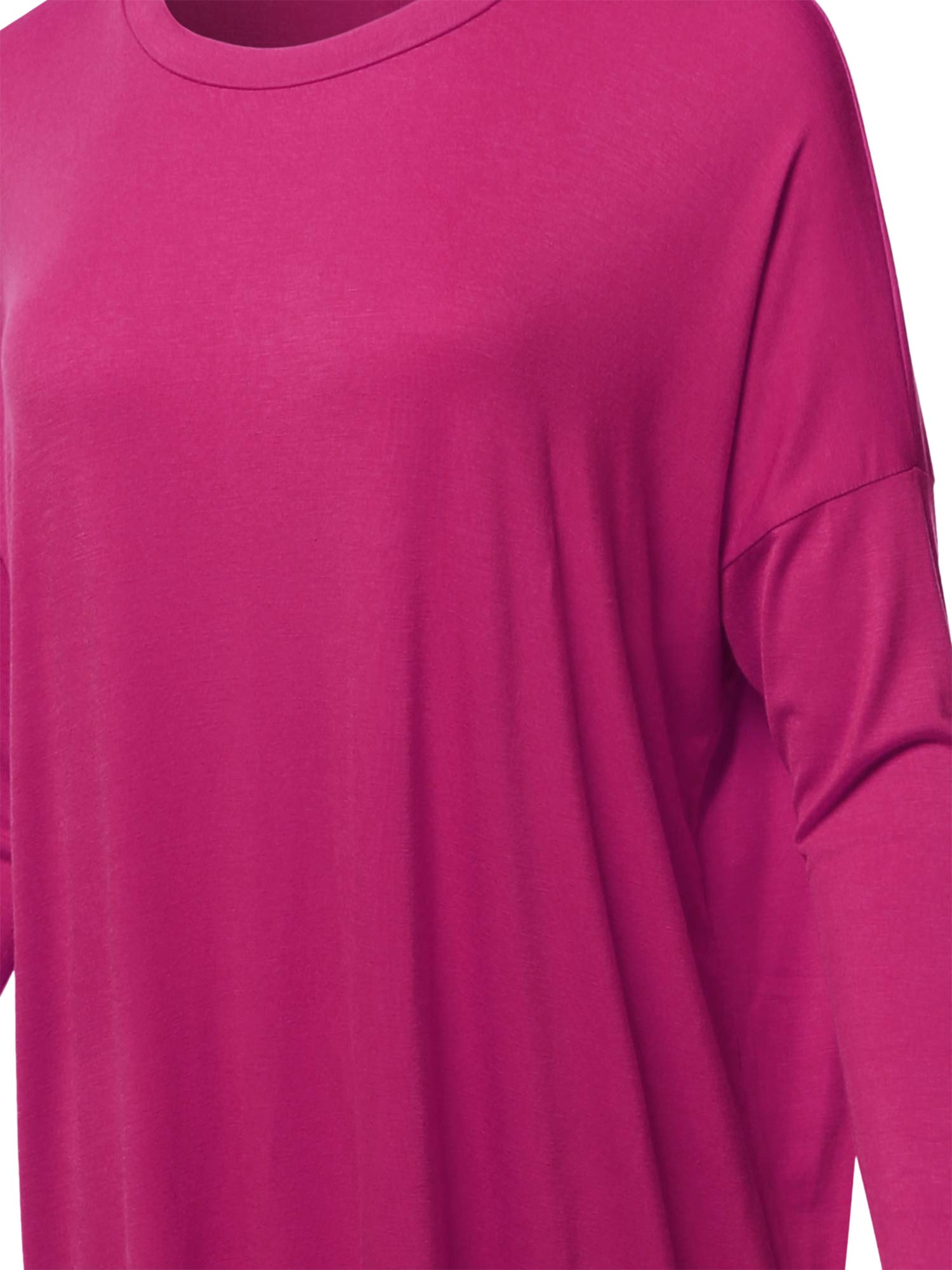 Emma Women's Casual Loose Fit Dolman Sleeve Tunic Dress Top - Comfortable & Stylish for Everyday Wear, Work, and Weekend Outings