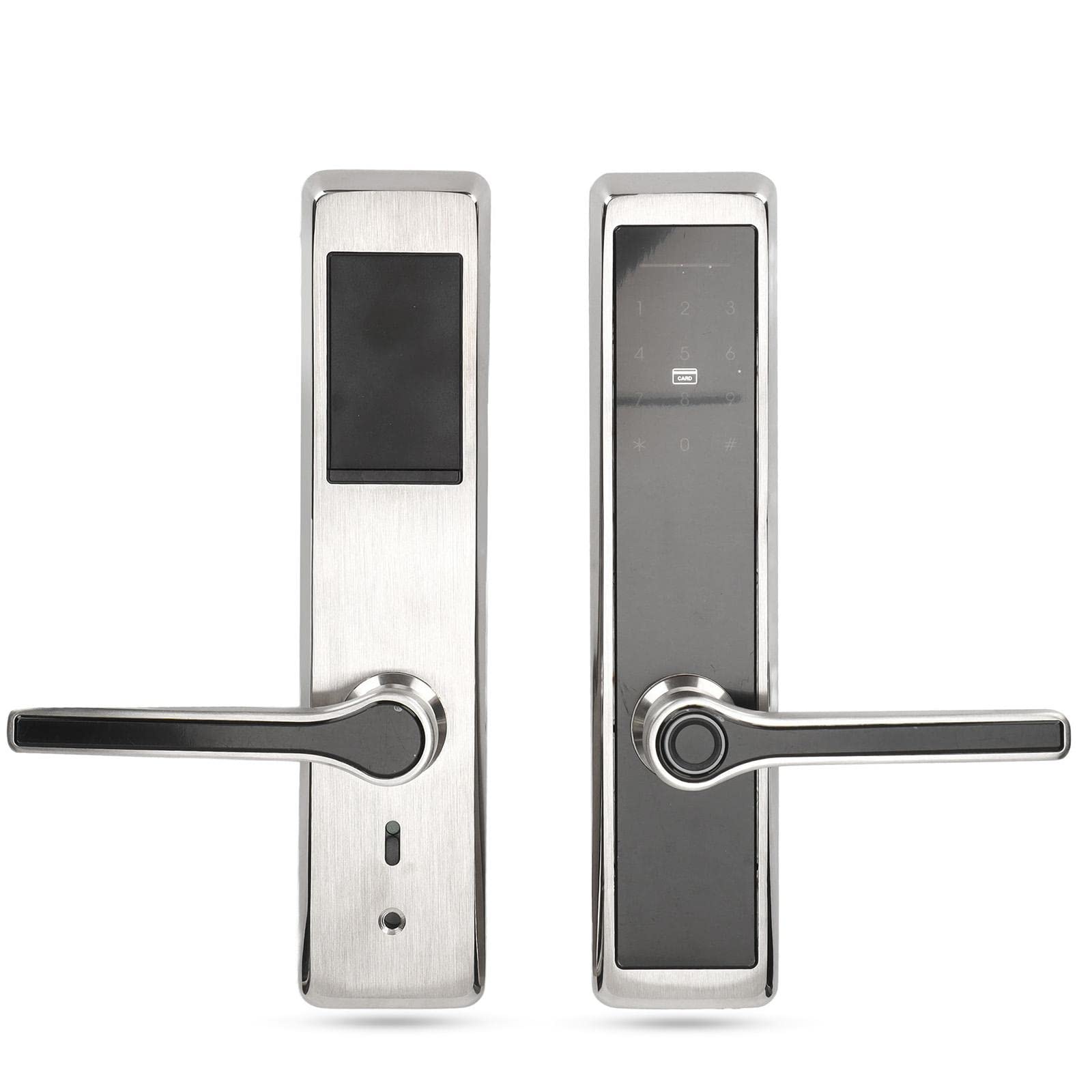 ASHATA F38 Smart Lock - Keyless Entry Fingerprint Door Lock with Touchscreen, WiFi APP Control, IC Card & Password Access - Ideal for Home, Office & Vacation Rental Security