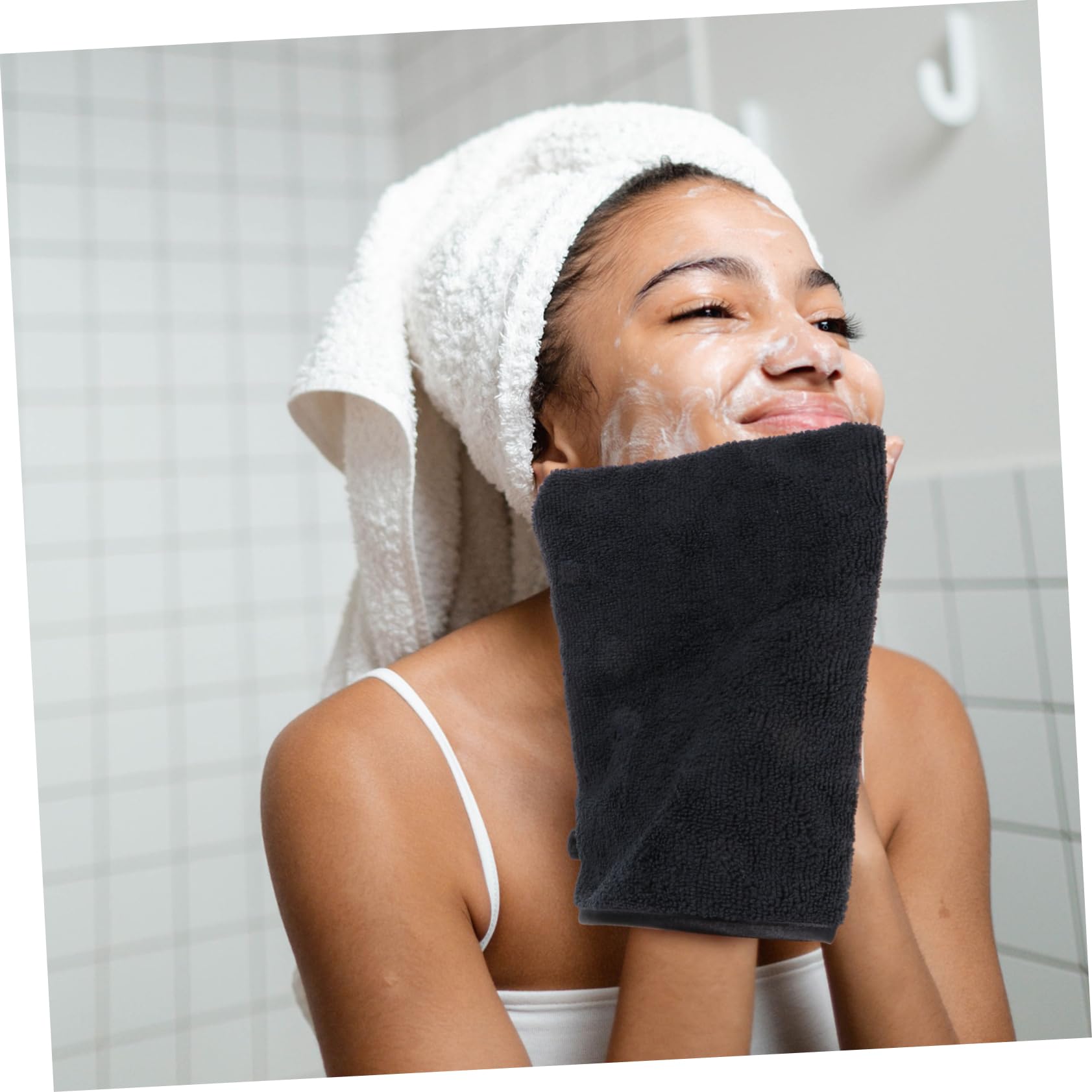 Healeved 8pcs Loofah Gloves - Exfoliating & Makeup Remover for Spa & Shower