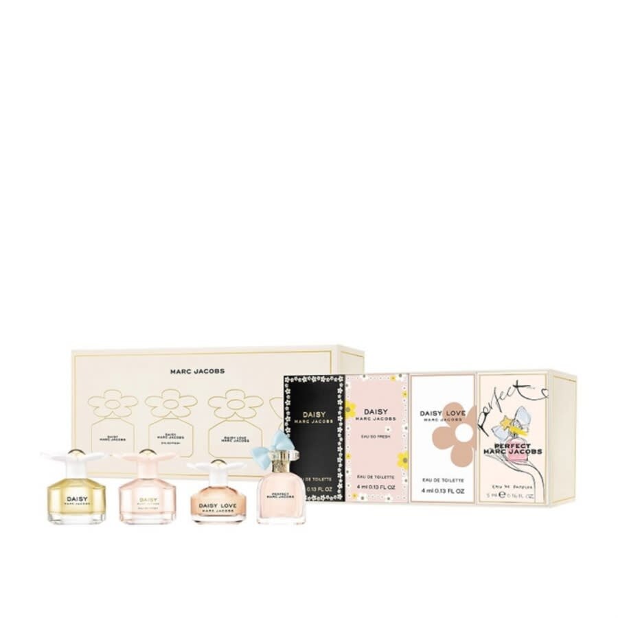 Daisy Miniature Perfume Collection - 4 Piece Set (4X4ml) - Perfect for Travel, Gifts & Everyday Fragrance