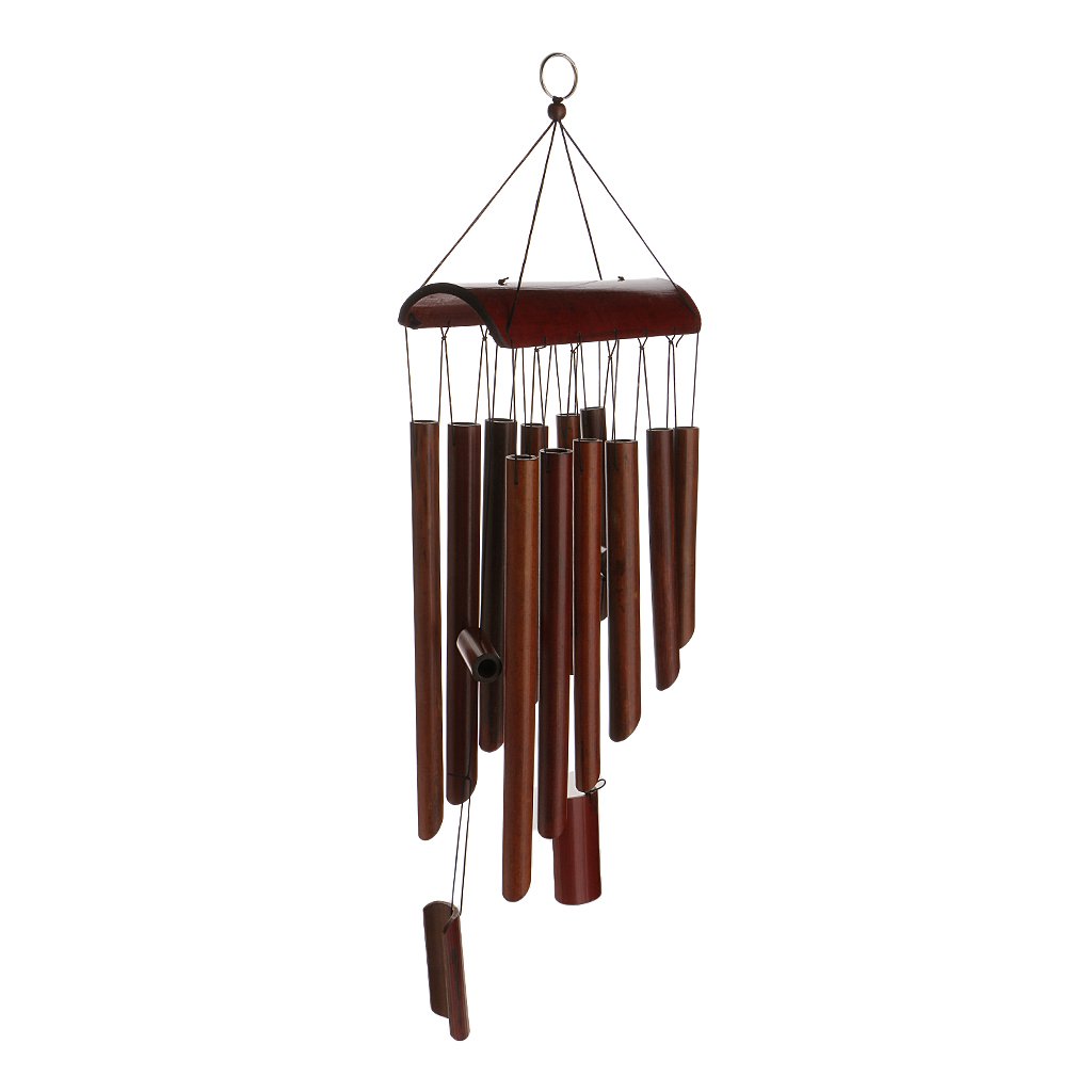 TOMYEUS Handmade Tube Wind Chimes - Outdoor & Indoor Wind Bells for Garden, Patio, Tree Decor - Soothing Musical Decorations for Relaxation & Meditation