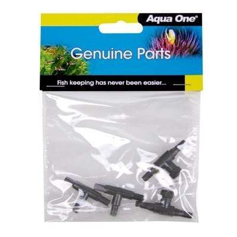 Aqua One Airline Control Kit Pack - Premium Aquarium Air Pump Accessories for Fish Tank, Bubble Stone & Airline Tubing - Perfect for Home Aquariums, Fish Breeding & Hydroponics Systems