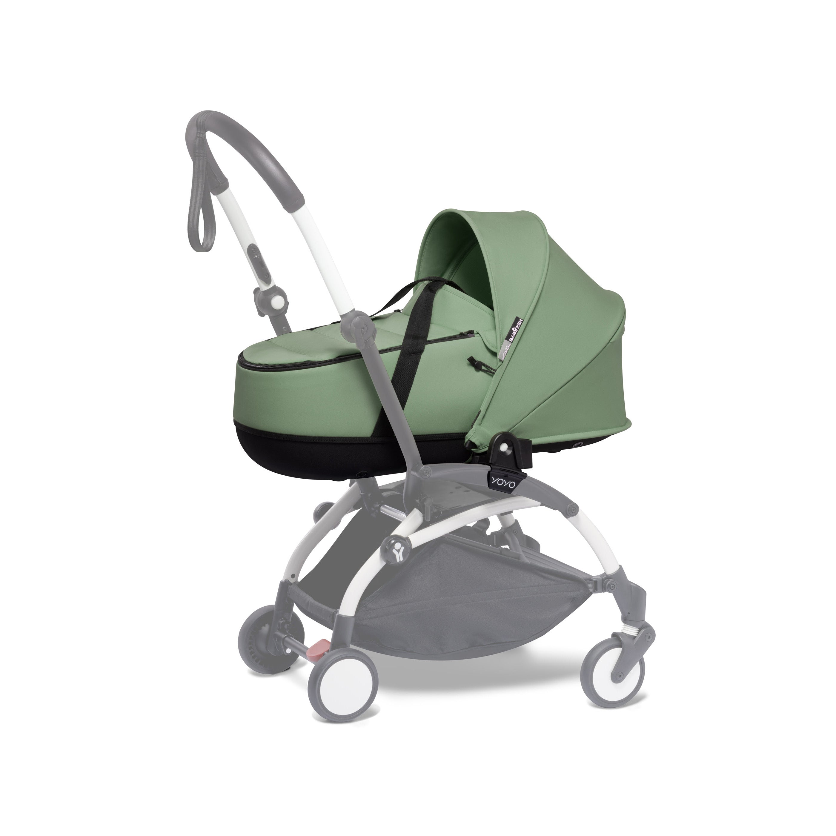 BabyZen YOYO Bassinet in Peppermint - Lightweight Portable Baby Crib for Travel & Home Use - Perfect for Newborns & Infants