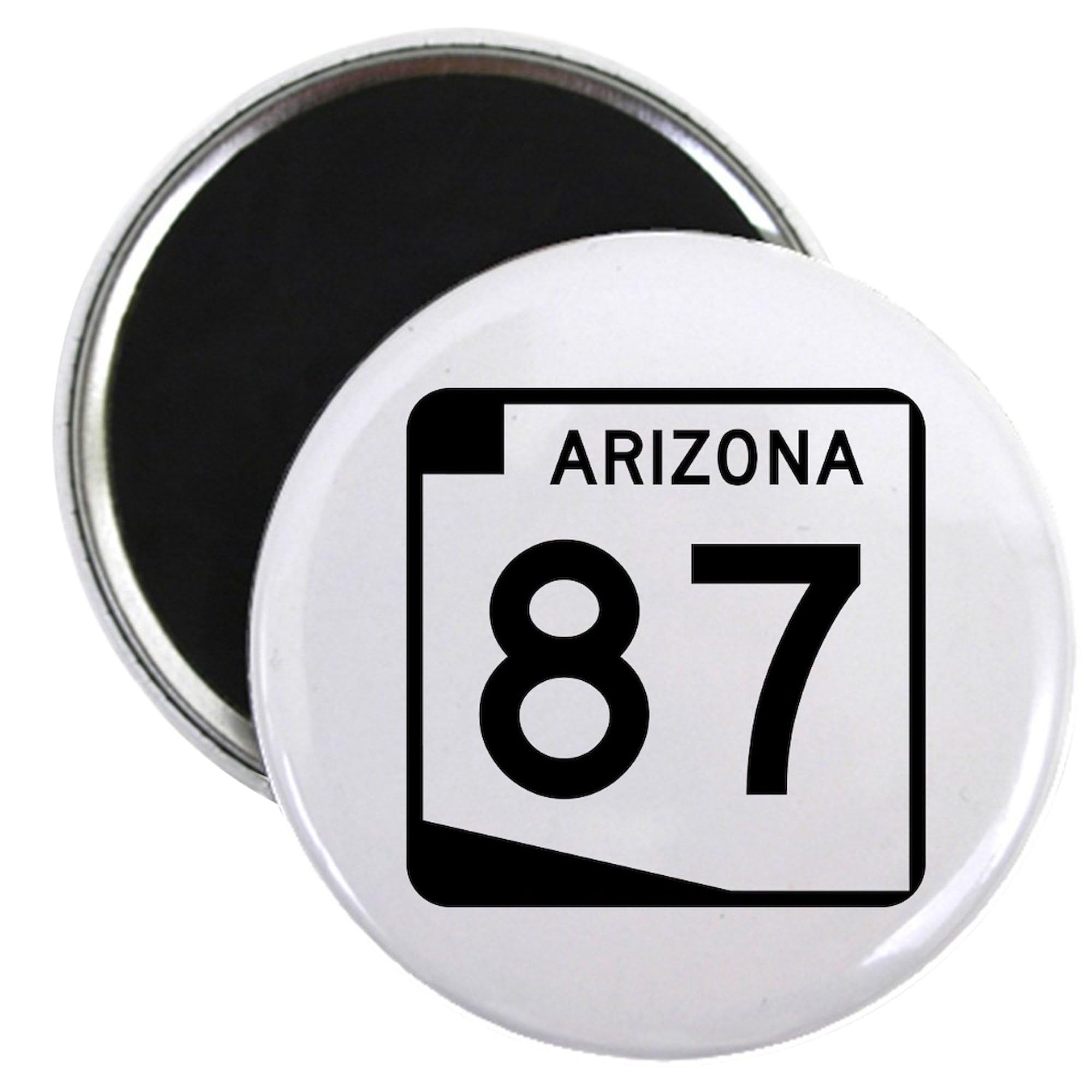 Arizona State Route 87 2.25 Inch Car Magnet (100 Pack) - Perfect for Fridge, Lockers, Office & Car Decoration