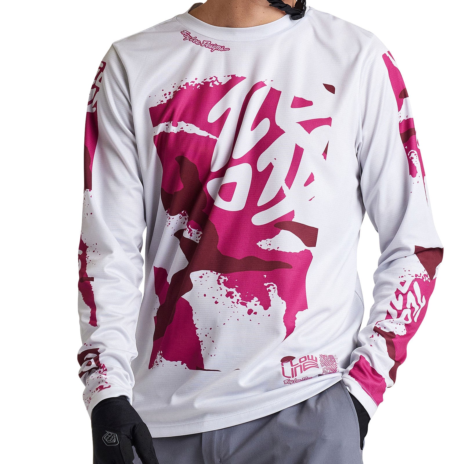 Flowline LS Jersey Confined Mist - Comfortable Long Sleeve Work Shirt for Construction & Outdoor Activities - Ideal for Safety Workwear and Active Lifestyles