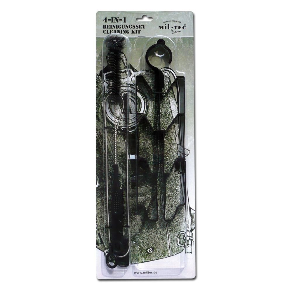 Mil-Tec 4-in-1 Hydration Pack Cleaning Kit - Water Bladder Cleaning Brush Set for Hydration Packs, CamelBaks & Water Reservoirs - Perfect for Hiking, Camping & Outdoor Adventures