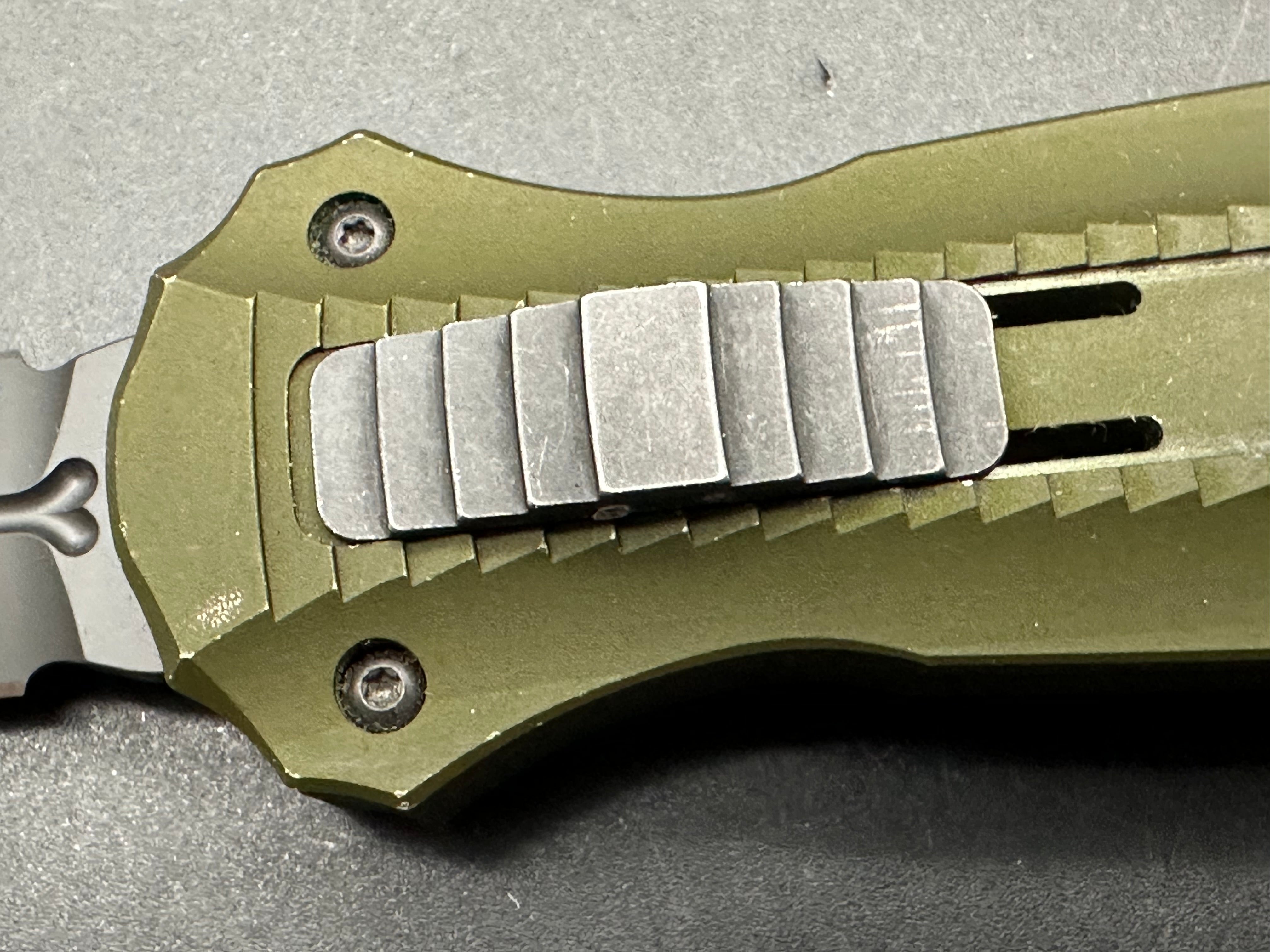 Benchmade Infidel OTF Automatic Knife - OD Green Tactical Folding Knife with Double-Action Out-The-Front Mechanism | Perfect for Outdoor Survival, Hunting, and Everyday Carry (EDC)