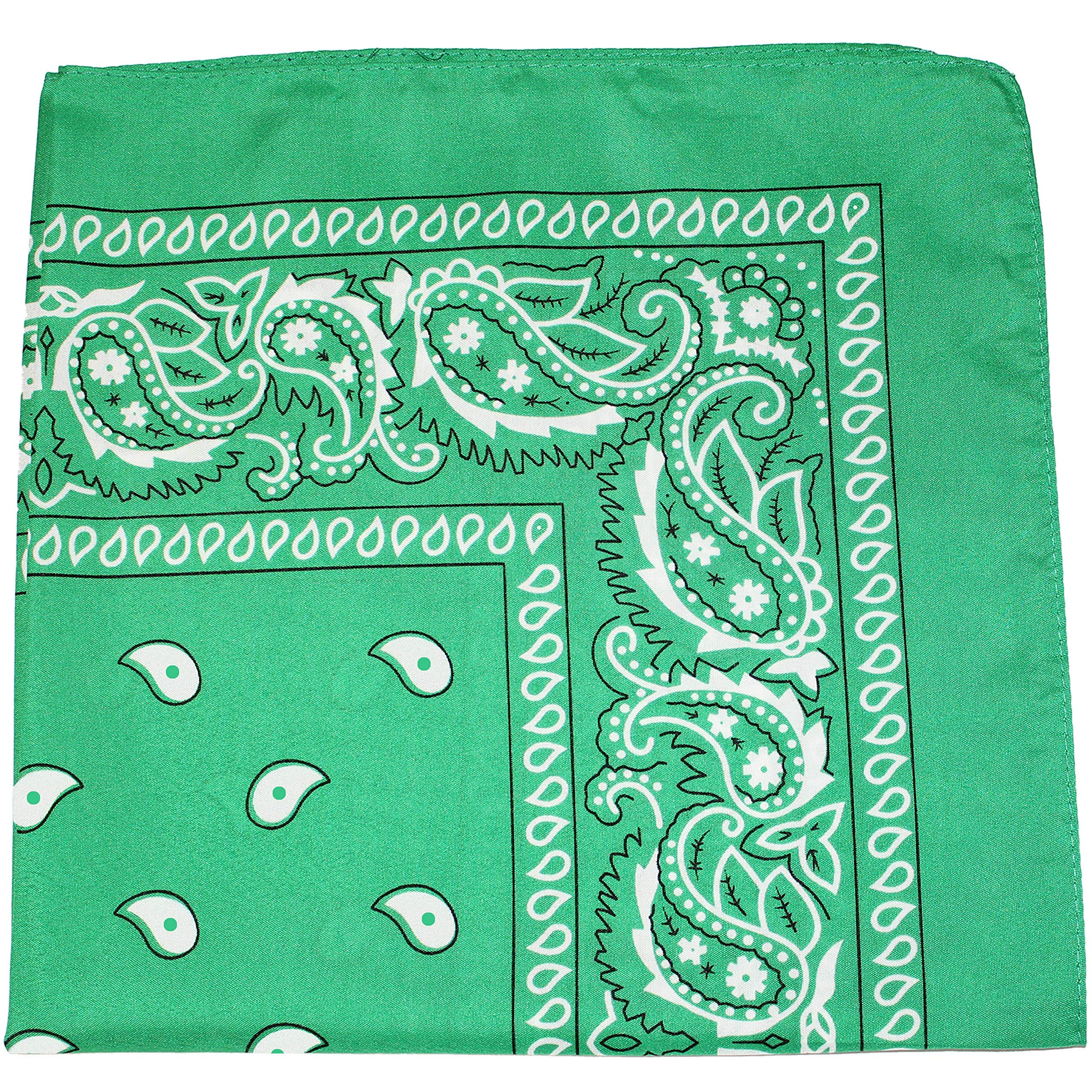 96-Pack Cotton Paisley Bandanas - Bulk Wholesale for Events & Gifts