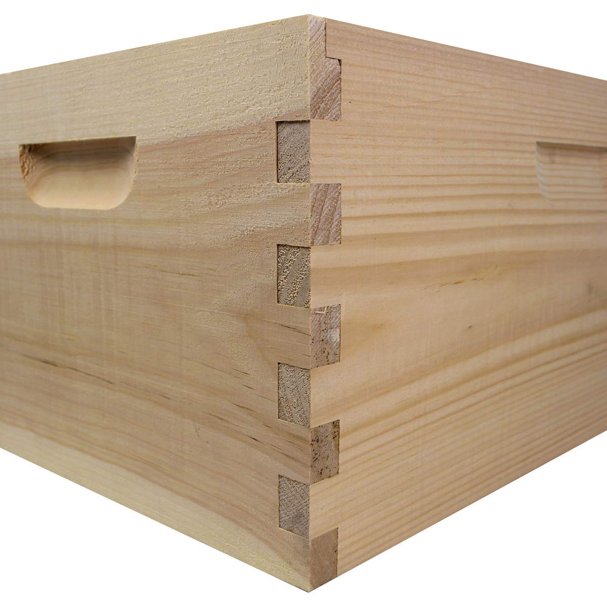 Amish-Made Complete 8 Frame Langstroth Bee Hive Kit - 100% USA Crafted with 2 Deep & 1 Medium Boxes, Includes Frames & Foundations - Perfect for Beekeeping Beginners & Honey Production