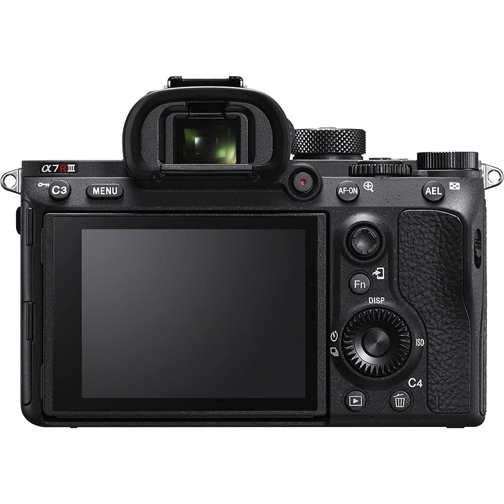 Sony Alpha a7R IIIA Mirrorless Digital Camera Body Only (ILCE7RM3A/B) - 42.4MP Full Frame with 64GB Card, Case, Tripod & Accessories Kit - Perfect for Photography, Vlogging & Travel (Renewed)