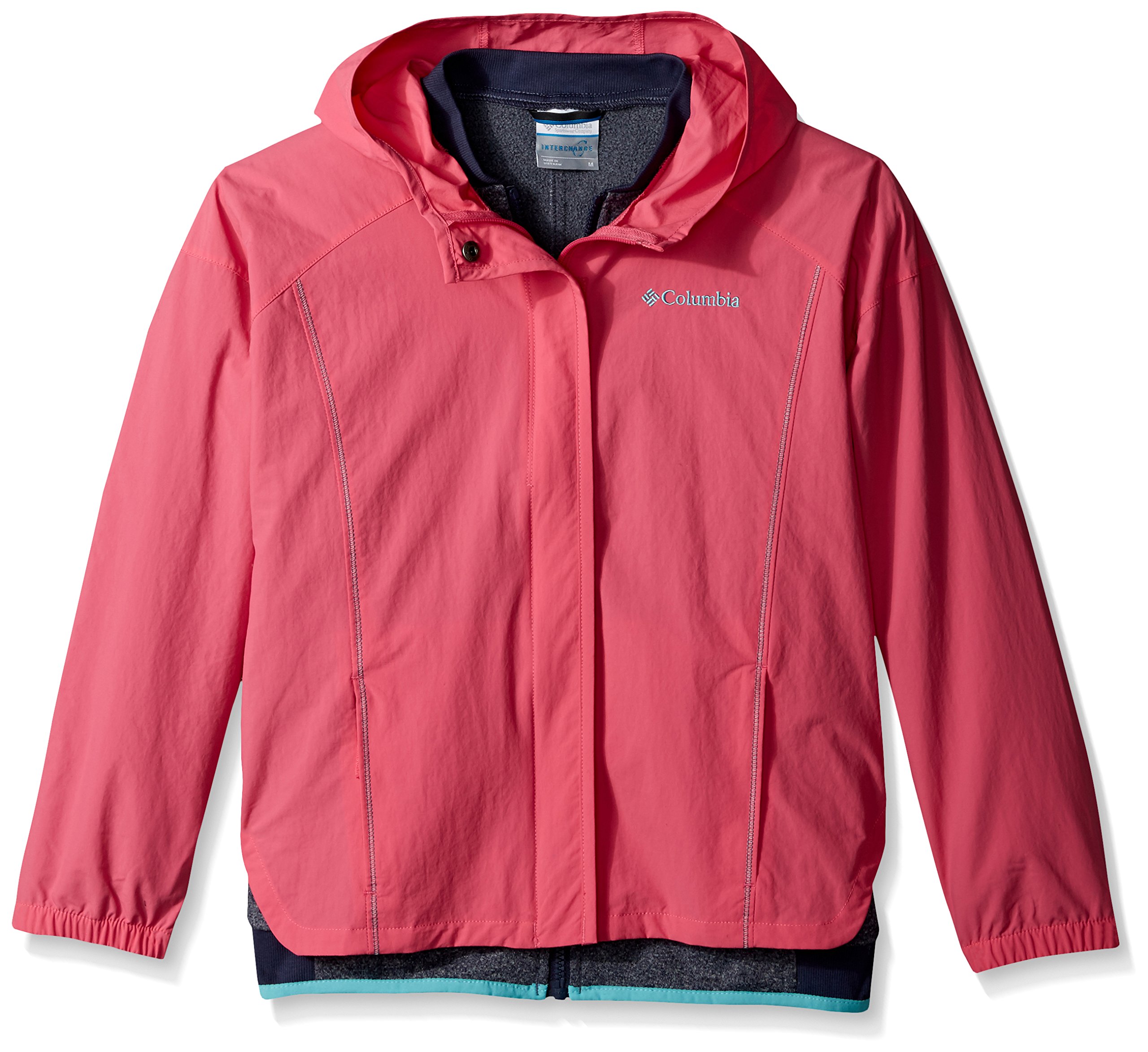 Columbia Girls' Next Destination G Interchange Jacket - Waterproof Winter Coat for Kids, Lightweight Insulated Jacket for Outdoor Activities, Hiking & School Wear